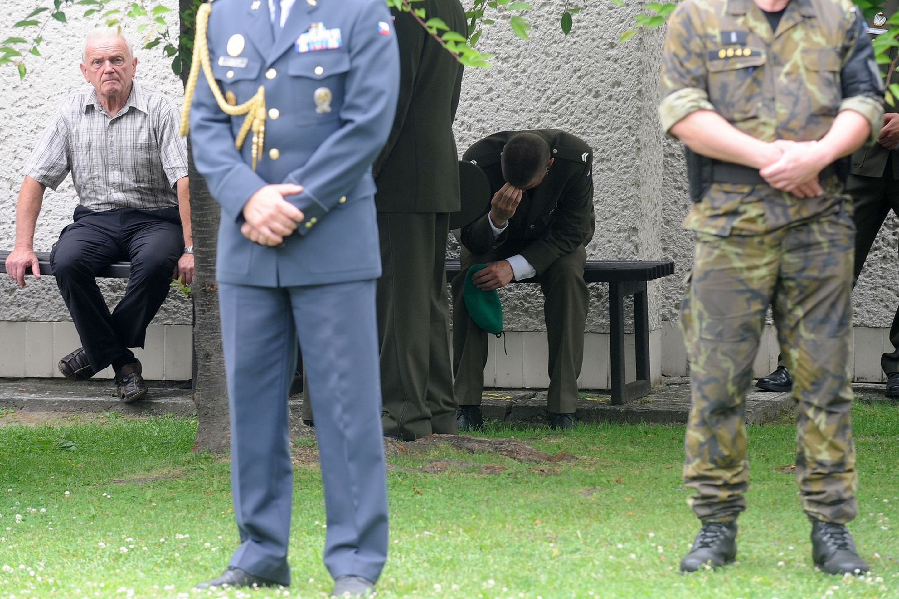 Pohřeb zabitého vojáka z Afghánistánu Ivo Klusáka - 15 - GALERIE: Pohřeb padlého vojáka v Afghánistánu Ivo Klusáka (7/21)