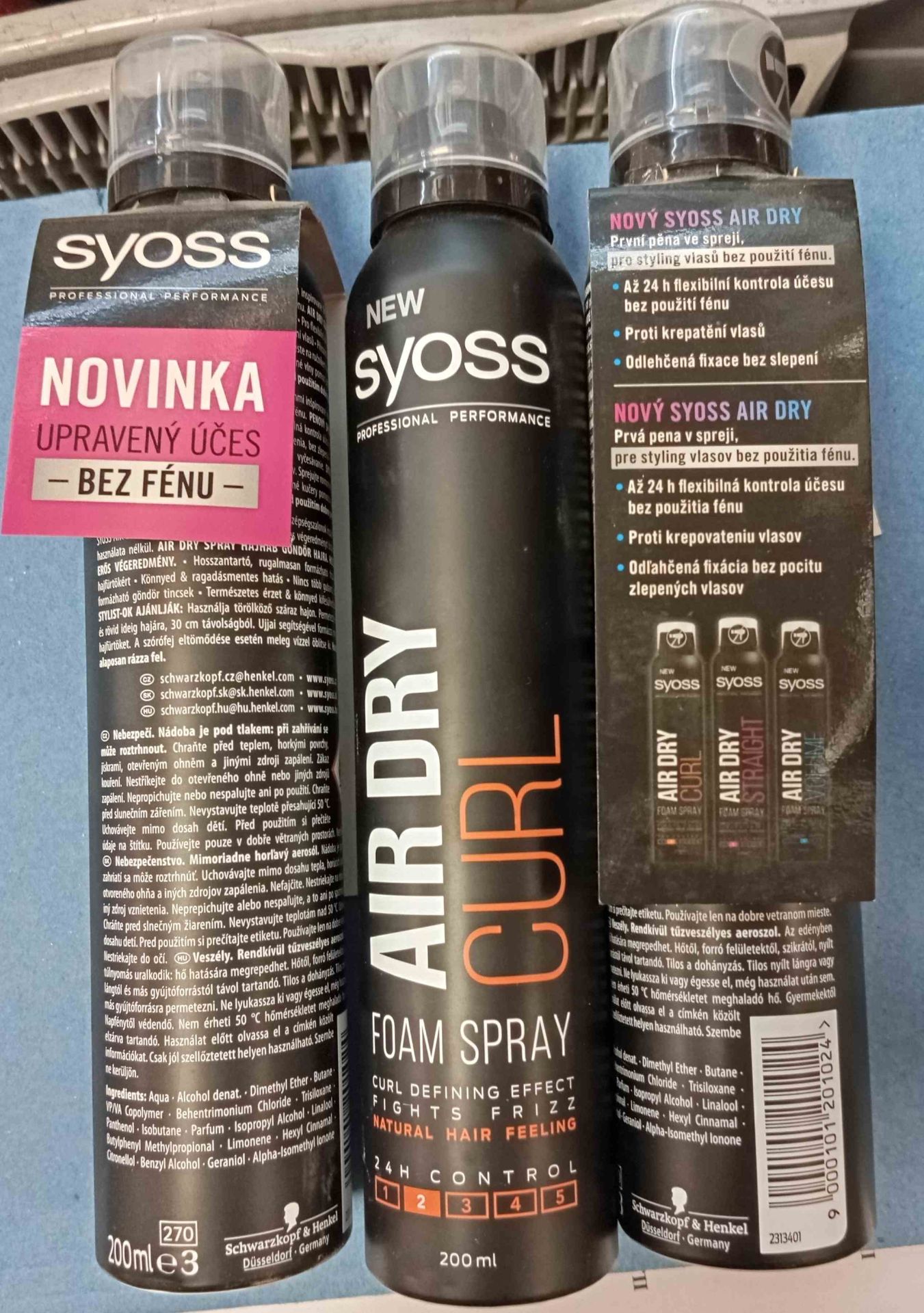 SYOSS pěna do vlasů Air Dry Curl (1) - Zdraví nebezpečná kosmetika (7/11)