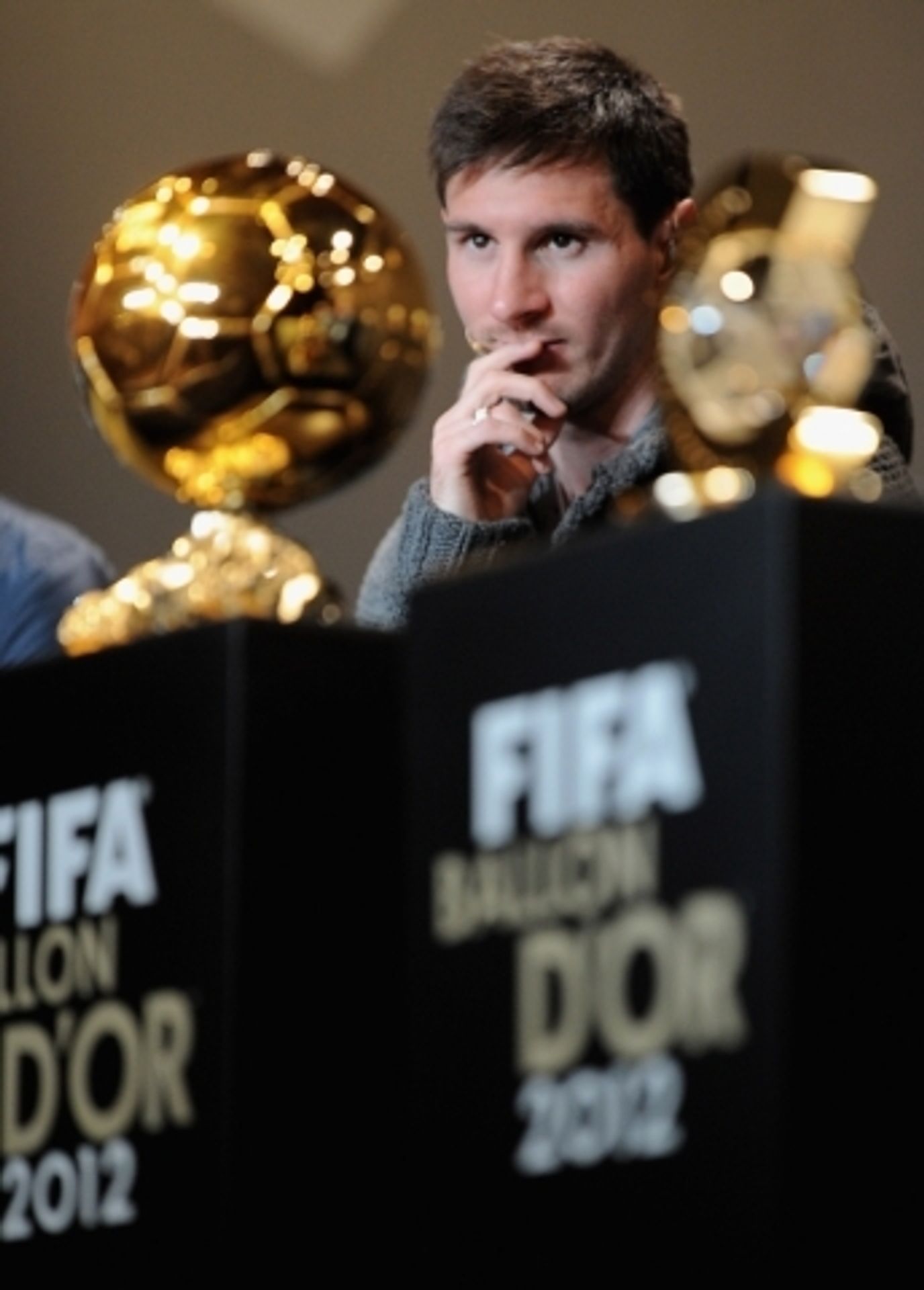 Lionel Messi získal počtvrté Zlatý míč - 3 - GALERIE: Lionel Messi získal počtvrté Zlatý míč (10/10)