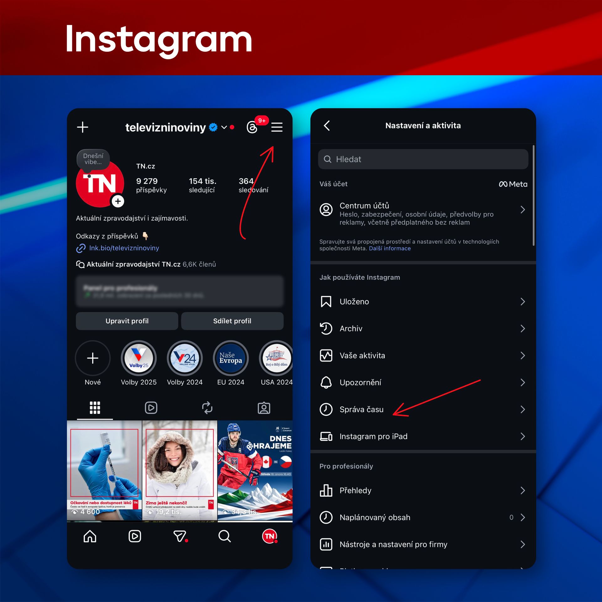 Jak omezit sociální sítě – Instagram - Jak omezit sociální sítě (2/4)