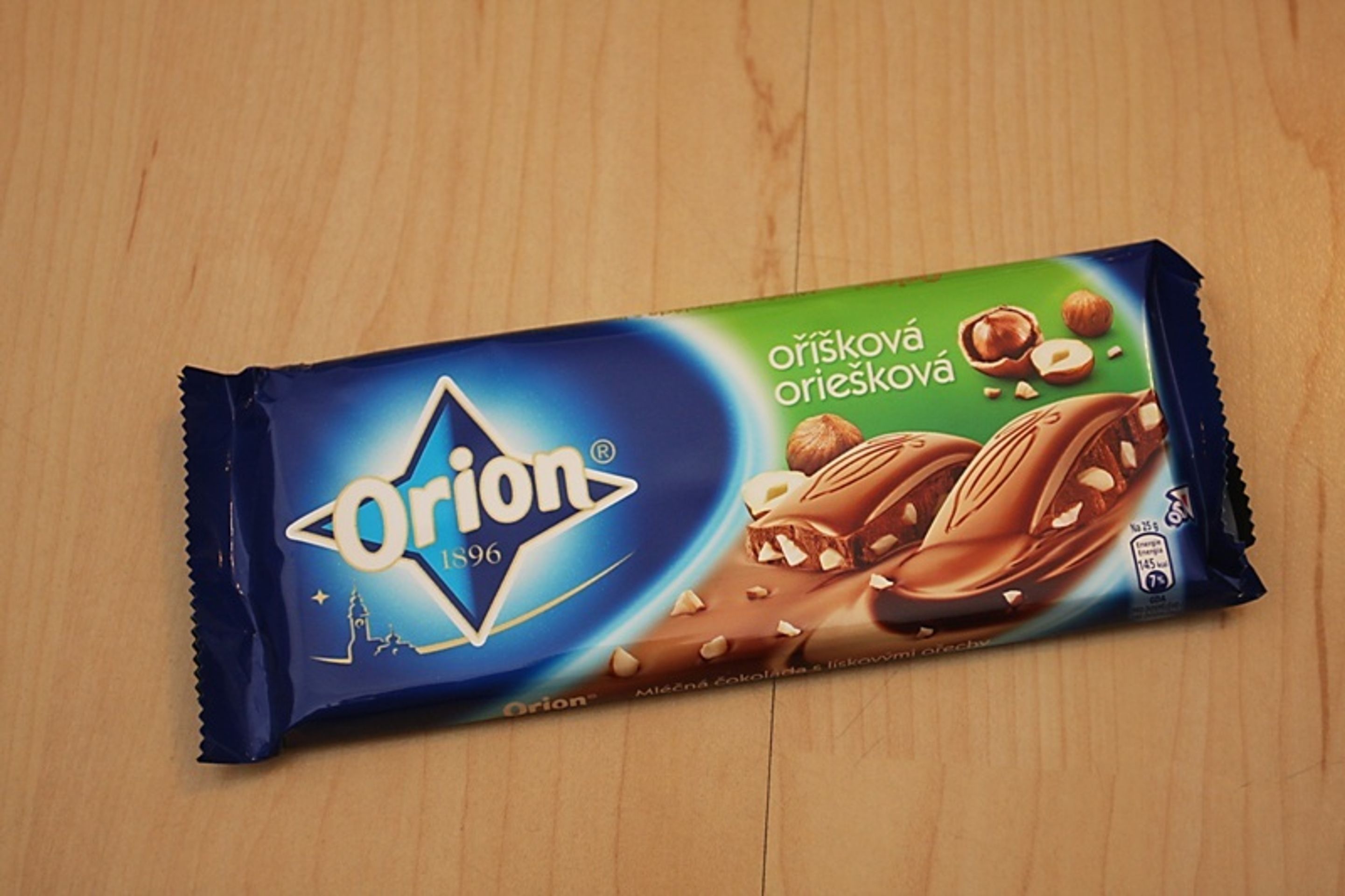 Test čokolád - Orion - GALERIE: Velký test lískooříškových čokolád (3/11)