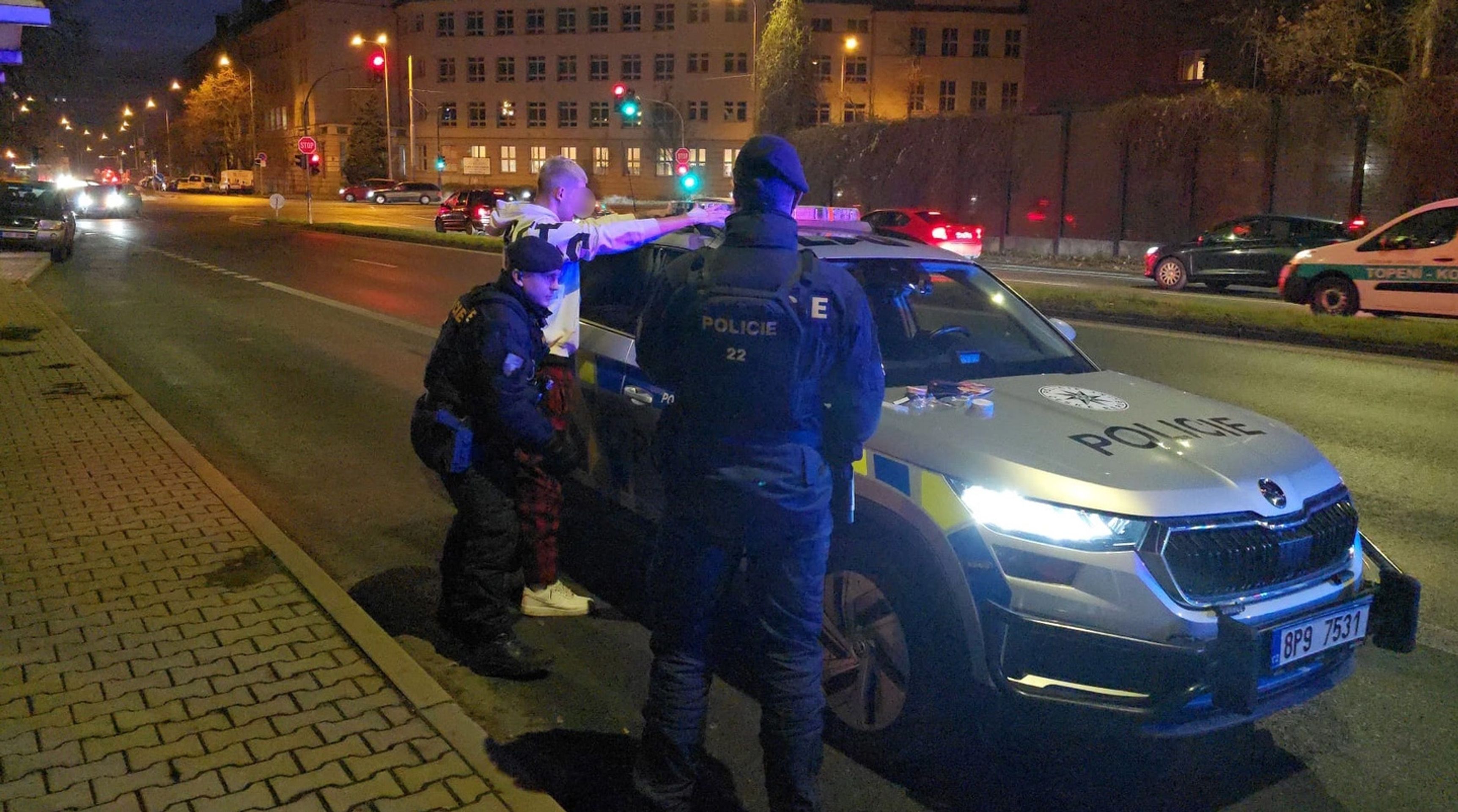 Těžce opilý taxikář naboural do protihlukové bariéry (1) - Pondělní výjezdy kvůli alkoholu (5/8)