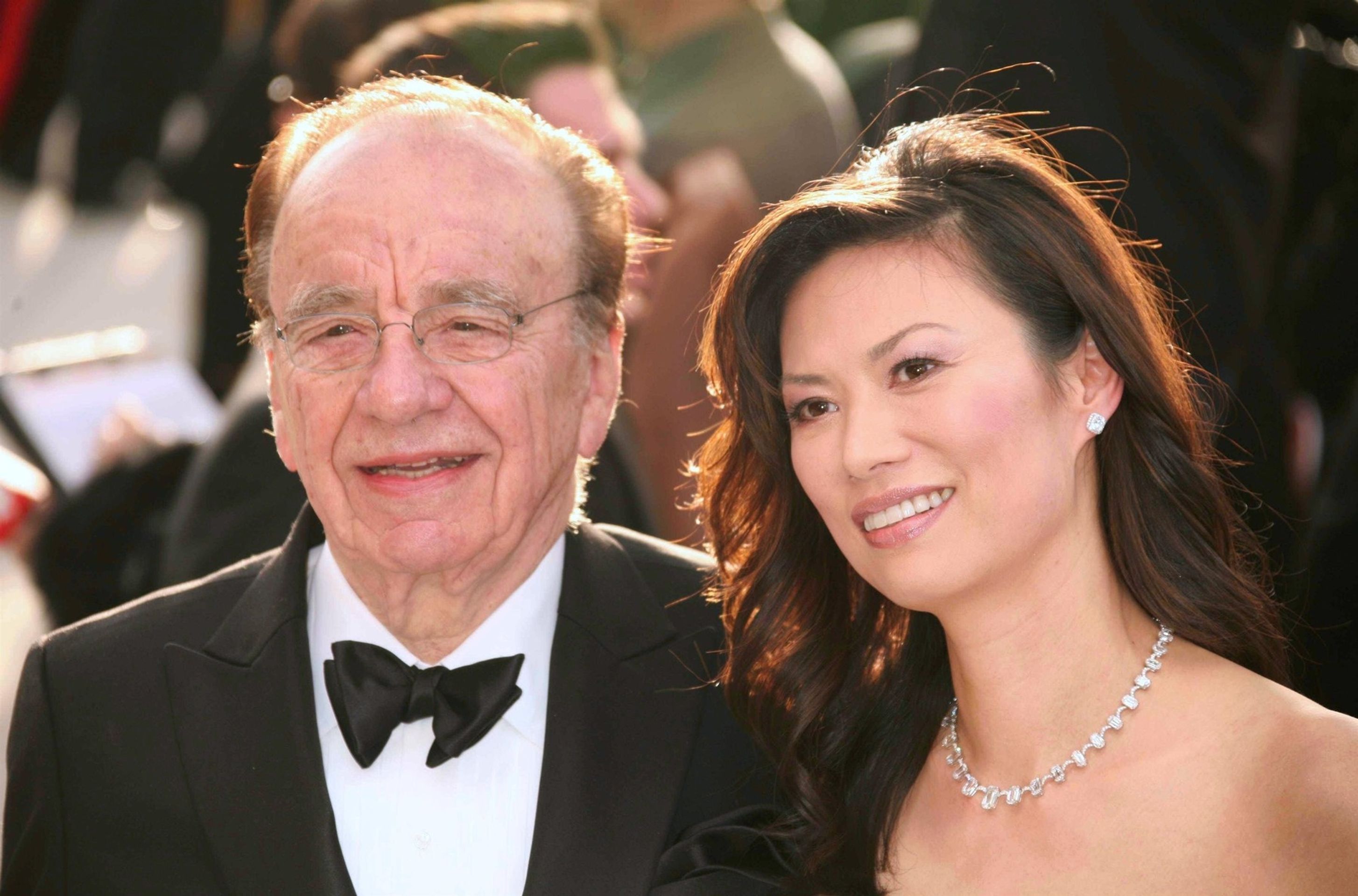 Rupert Murdoch a Wendi Dengová - Miliardář Rupert Murdoch s ženami (1/4)