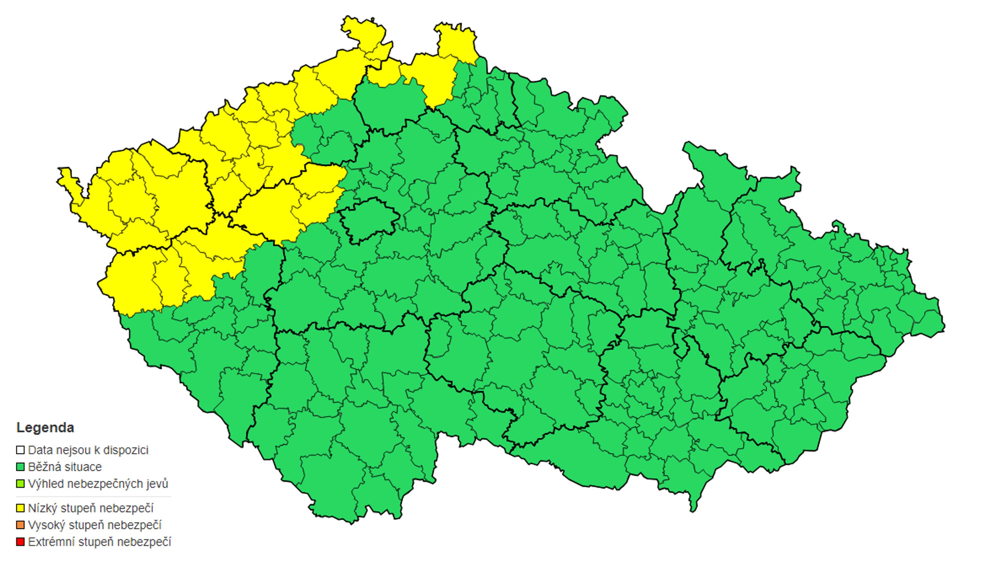 Výstraha před silným větrem, 10. 10. 2024 dopoledne - Výstraha před silným větrem (3/3)