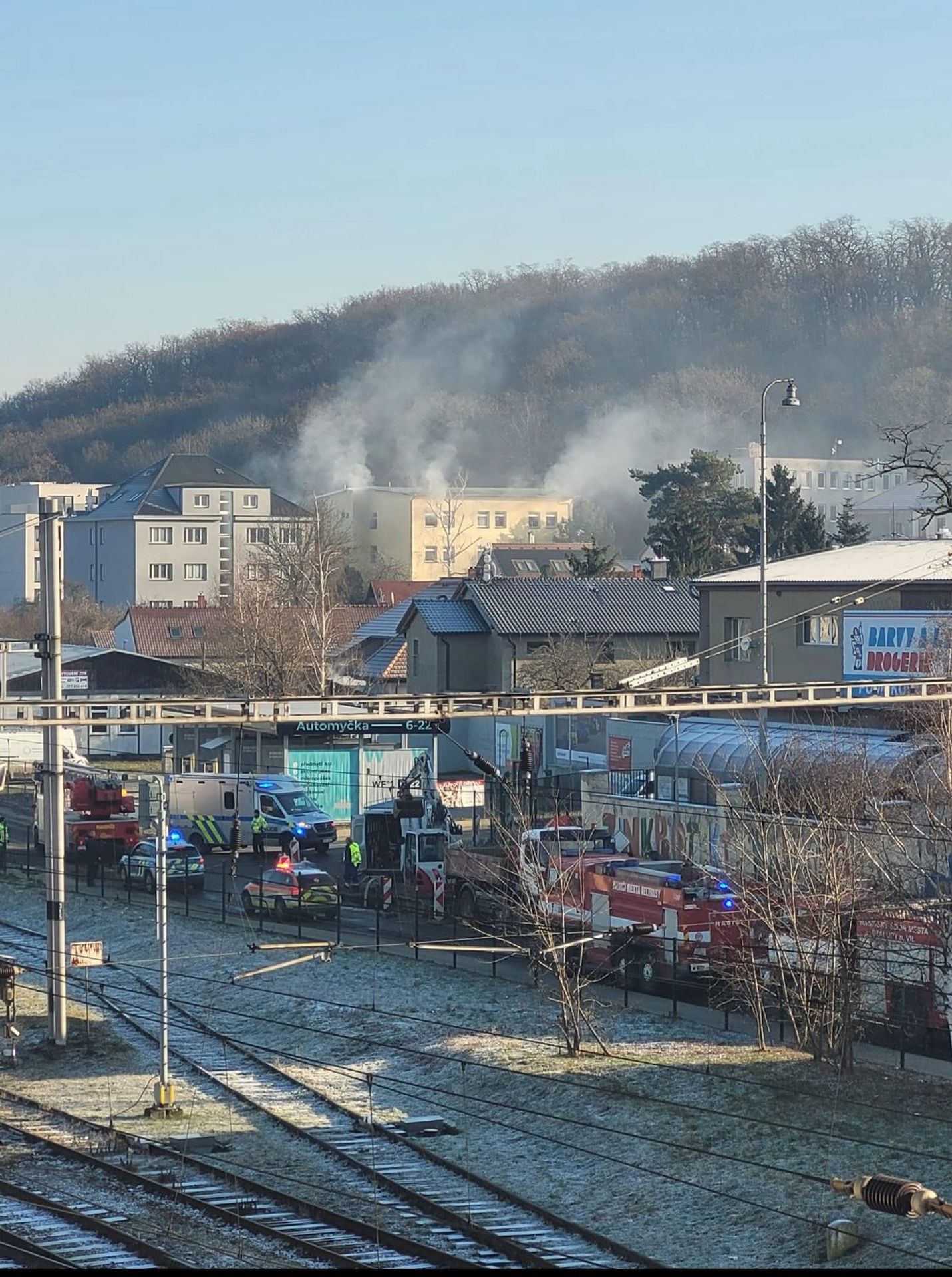 Požár v Kralupech nad Vltavou - Požár v Kralupech nad Vltavou (10/20)