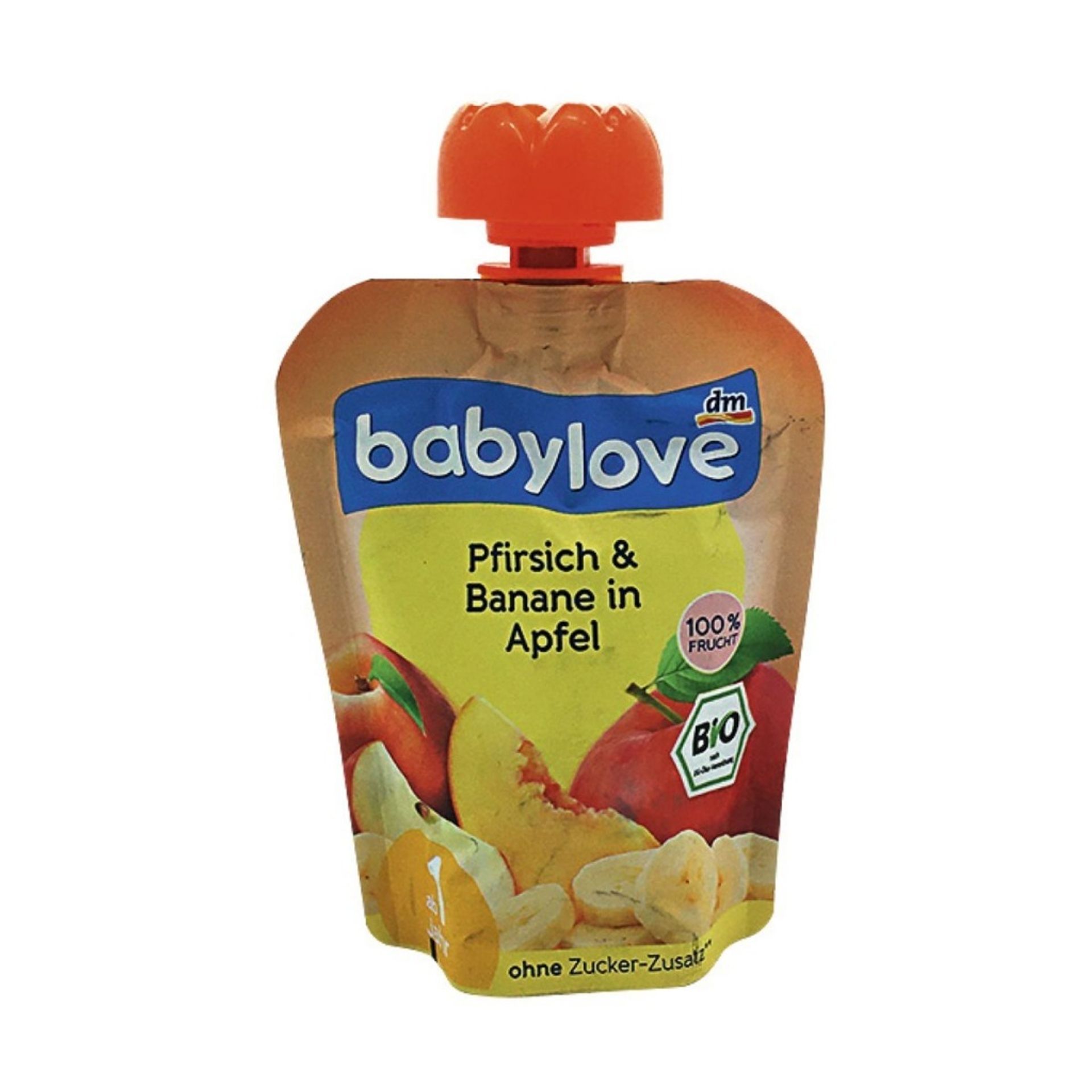 Test ovocných přesnídávek 2020 - dm Babylove Pfirsich & Bananen - GALERIE: Test ovocných přesnídávek 2020 (1/11)