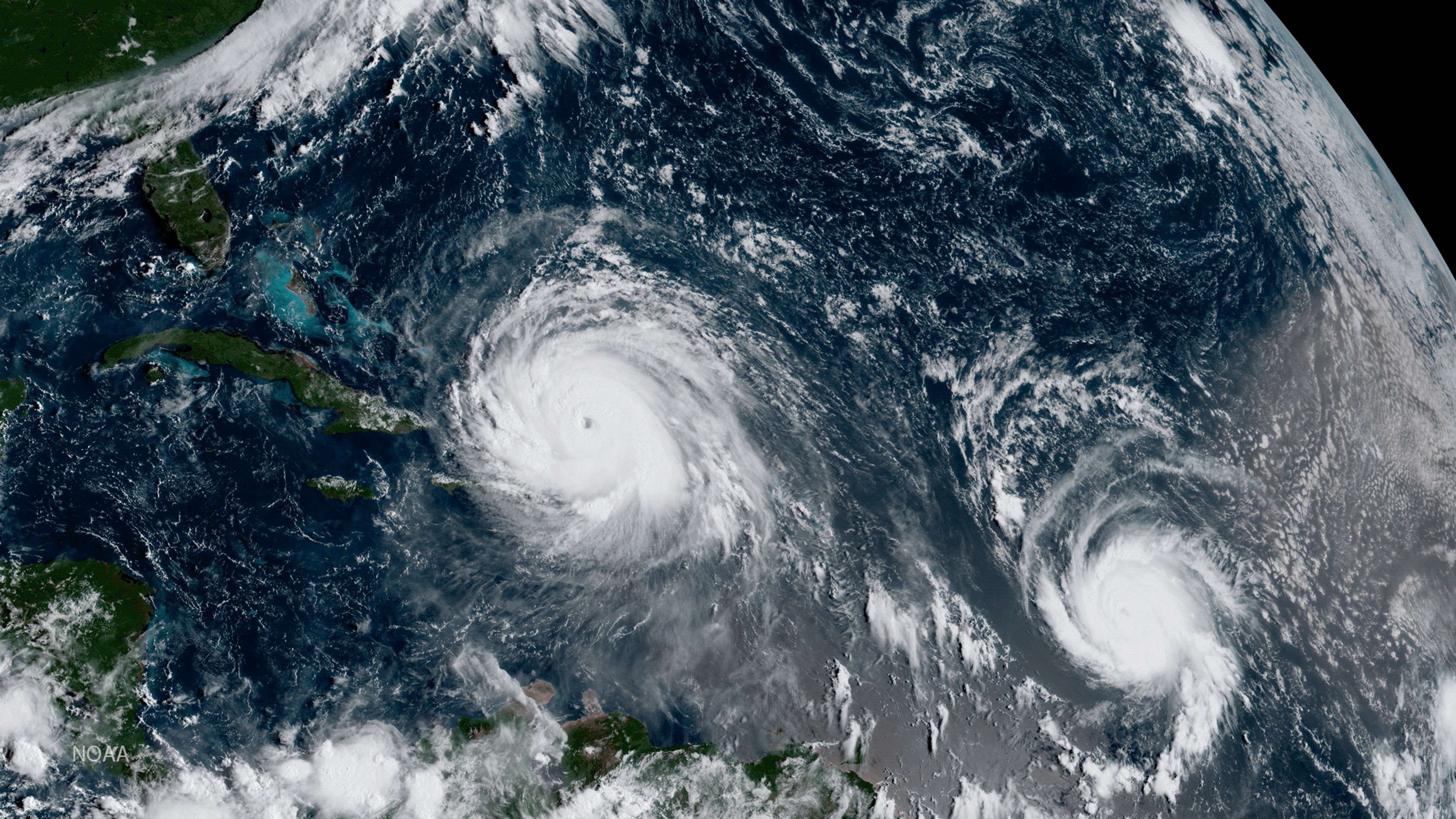 Hurikán Irma a José postupují Atlantikem - GALERIE: Hurikán Irma (13/13)