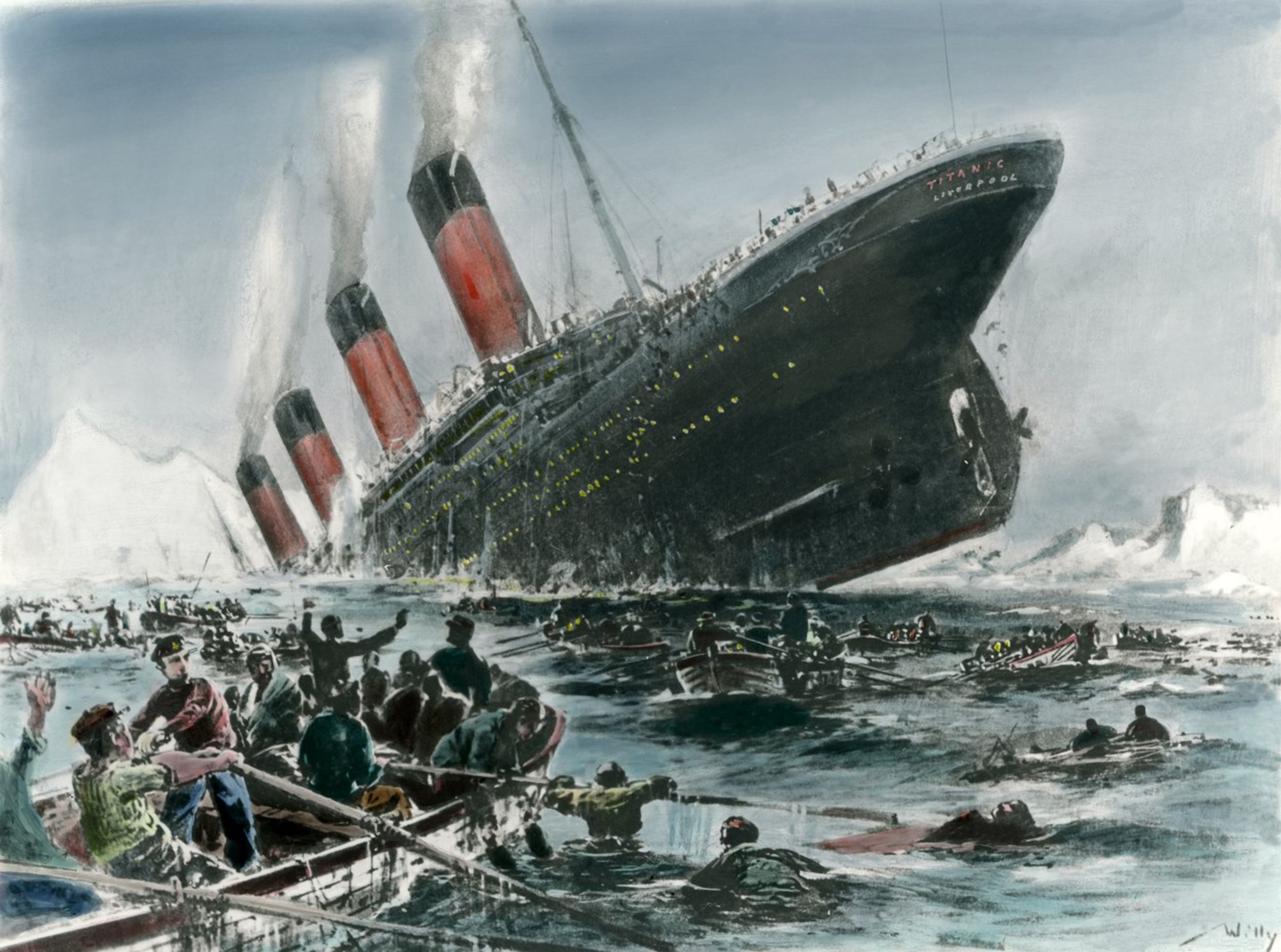 Potopení Titanicu (1912) - GALERIE: Tragické události 15. dubna (2/8)