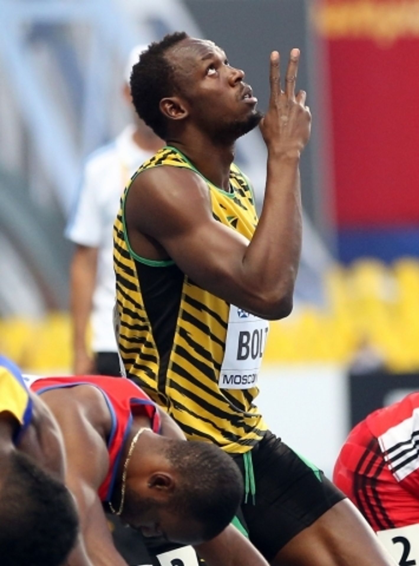 Usain Bolt jako loutka - 2 - GALERIE: Usain Bolt se na MS představil jako loutka (8/11)
