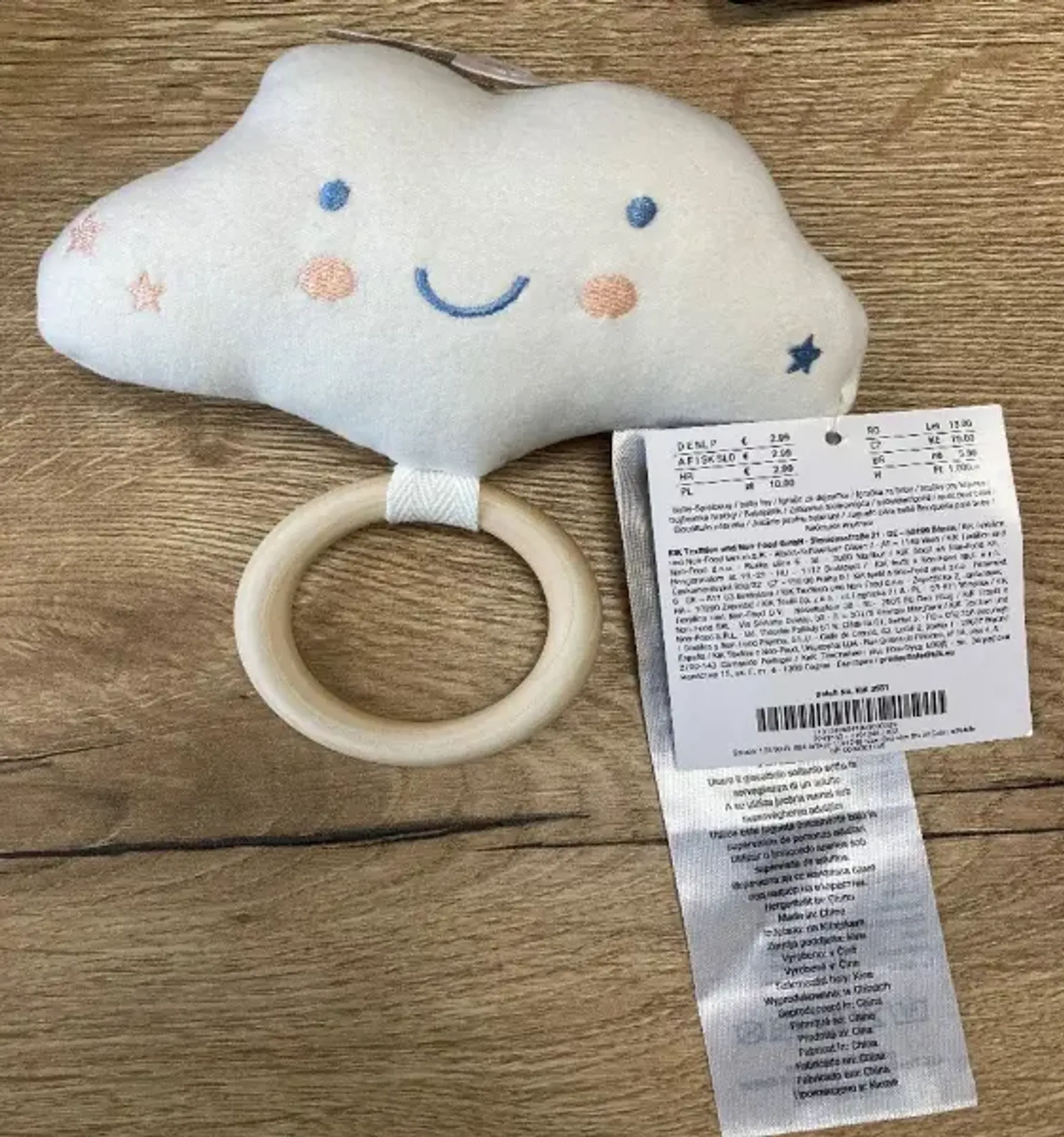 Závadná hračka Ergee dřevěný kroužek mráček - Závadné produkty (3/4)