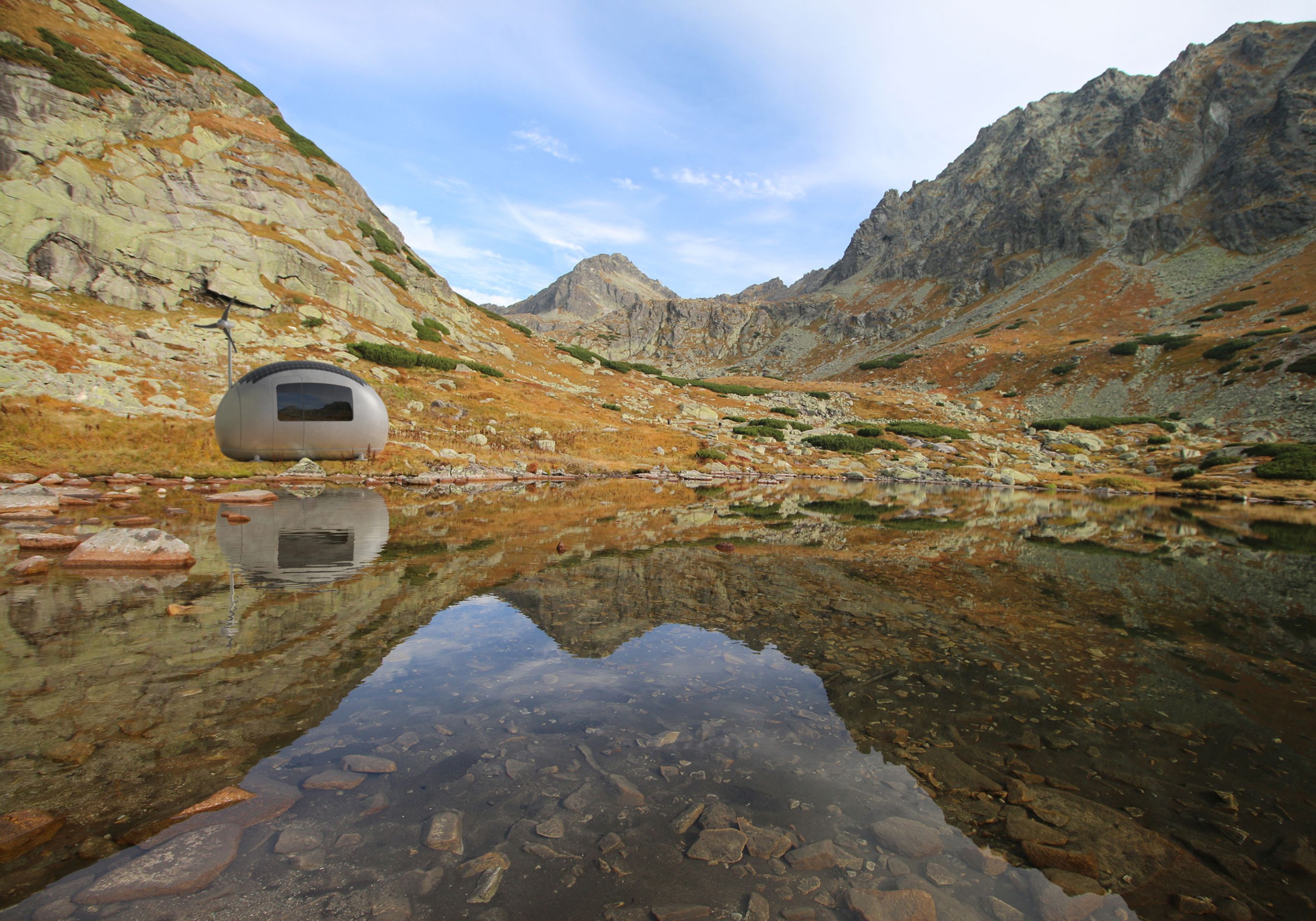 Ekologické minidomečky Ecocapsule - 2 - GALERIE: Ekologické minidomečky Ecocapsule (2/6)