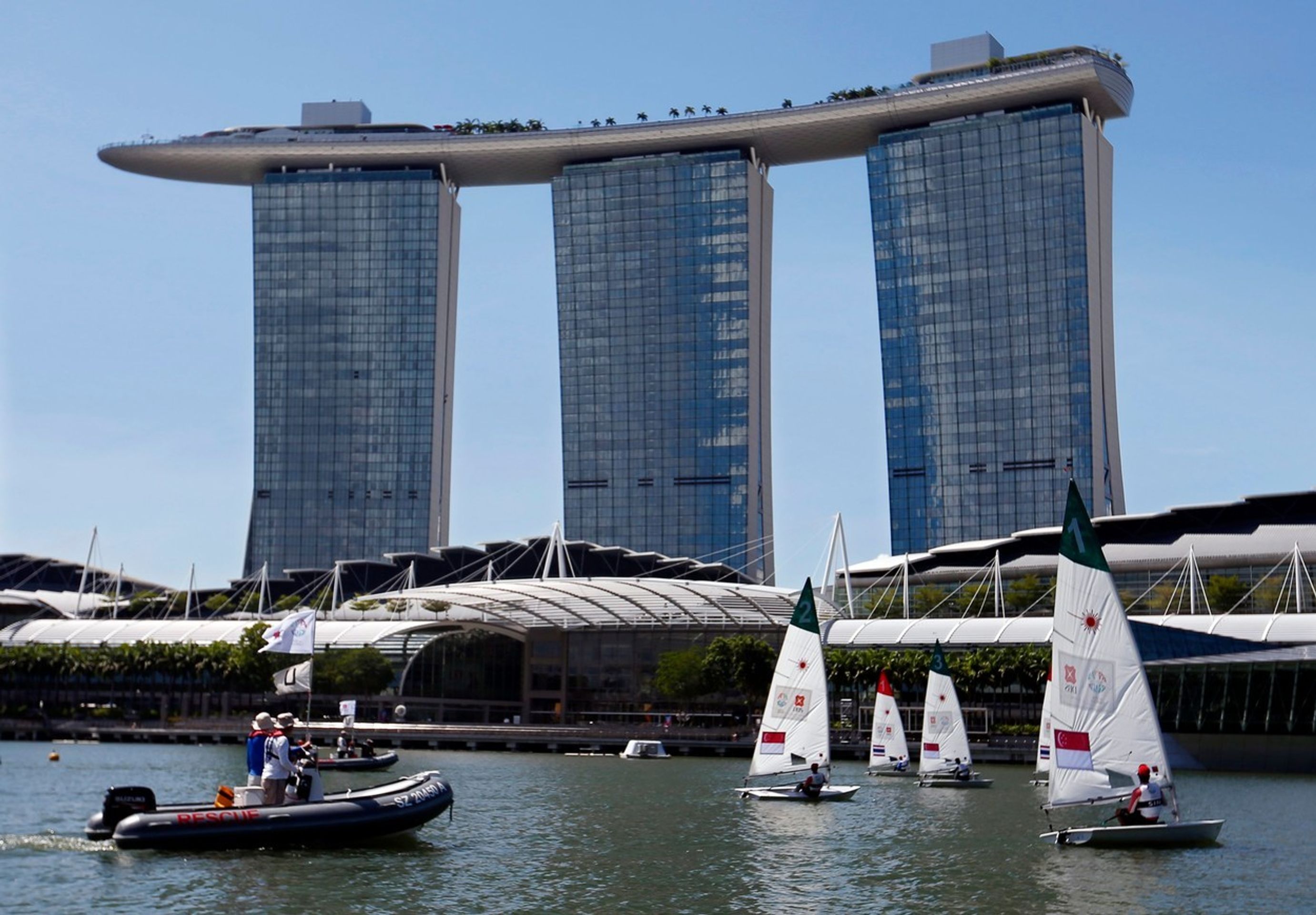 Hotel Marina Bay Sands - 4 - GALERIE: Tenistky si na Turnaji mistryň užívají luxusu (5/6)