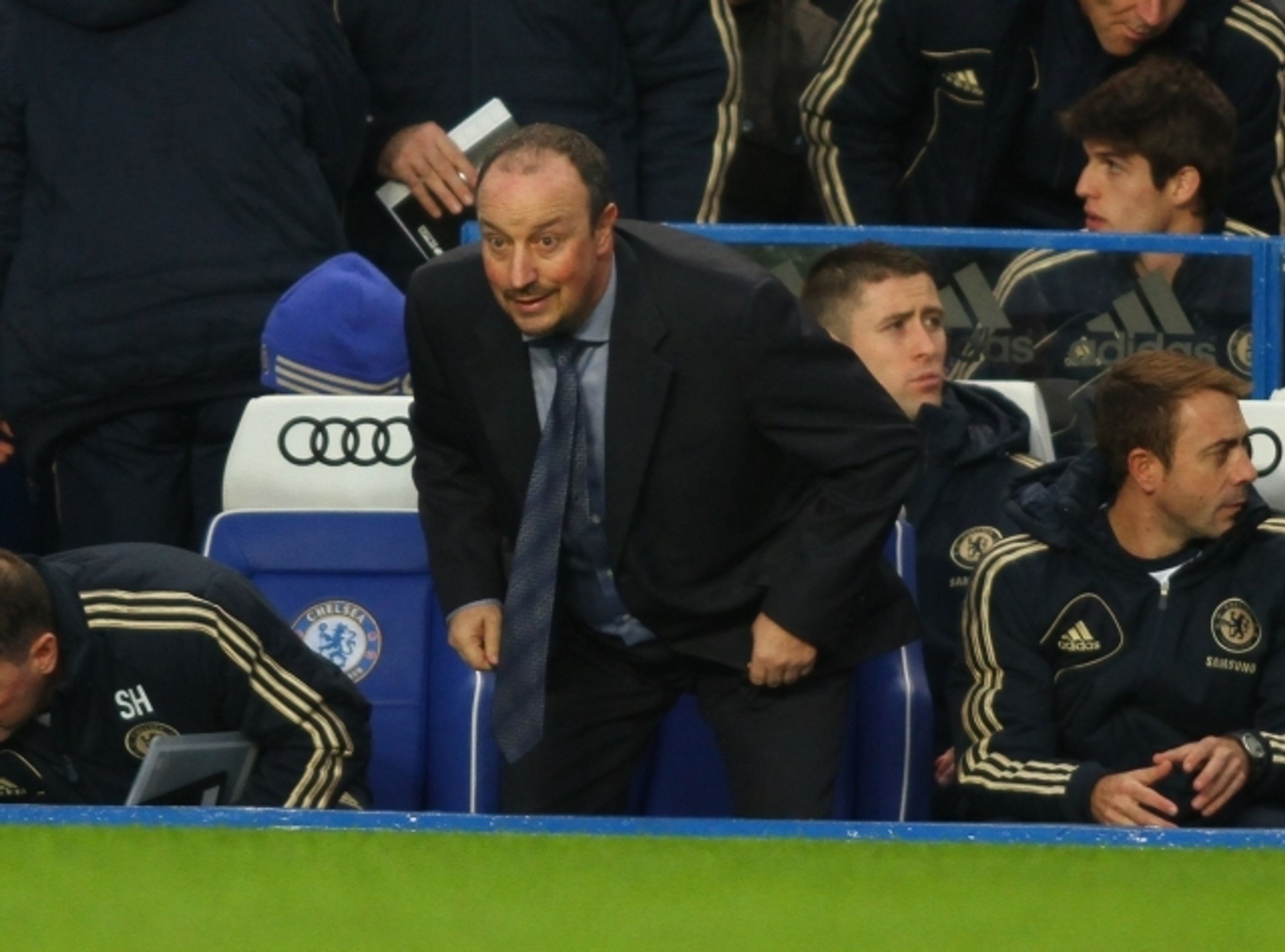Benítez v Chelsea a protestující fanoušci - 7 - GALERIE: Benítez v Chelsea a protestující fanušci (3/10)