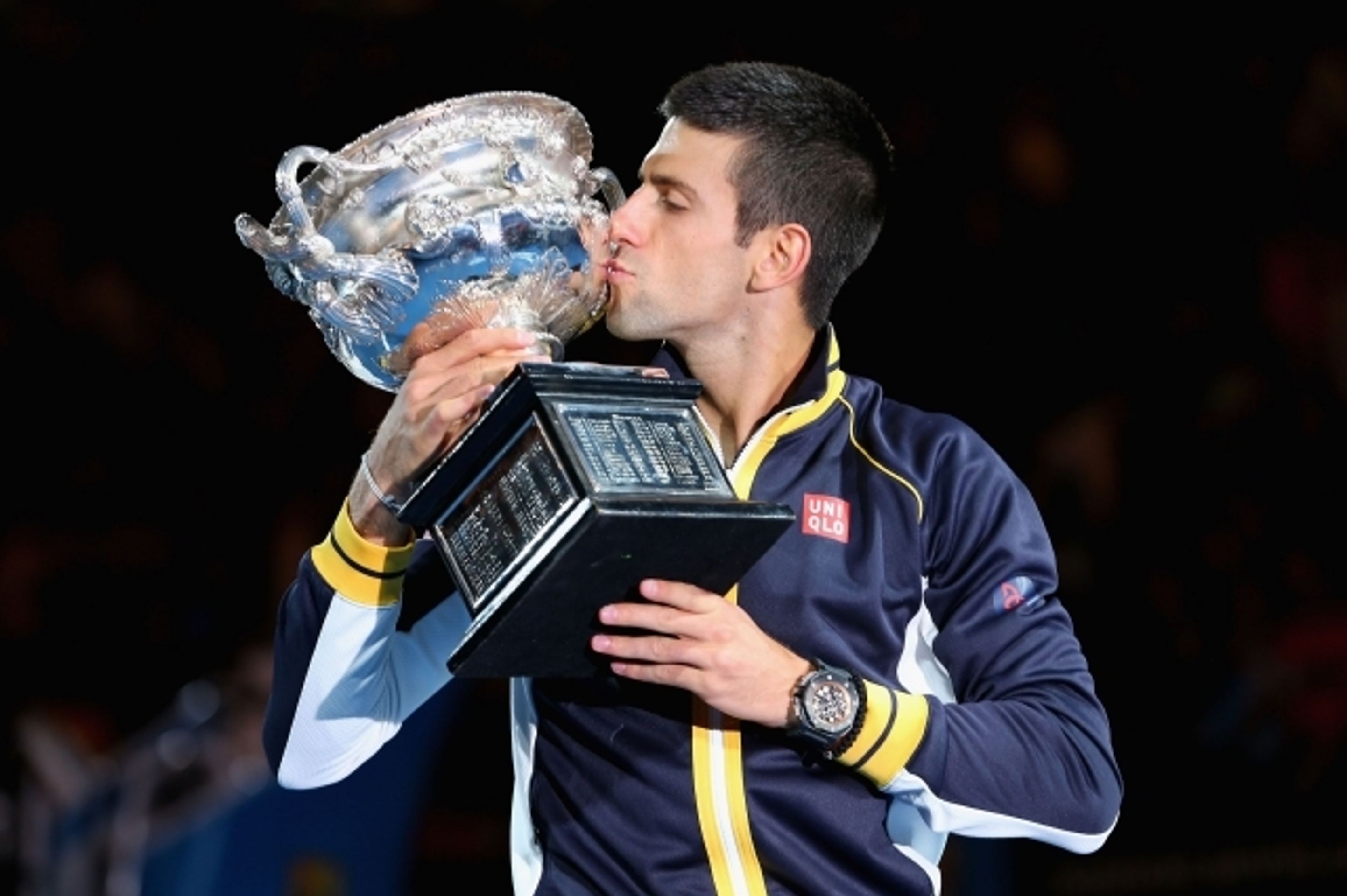 Novak Djokovič vyhrál potřetí v řadě Australian Open - 8 - GALERIE: Djokovič potřetí v řadě triumfuje na Australian Open (3/9)