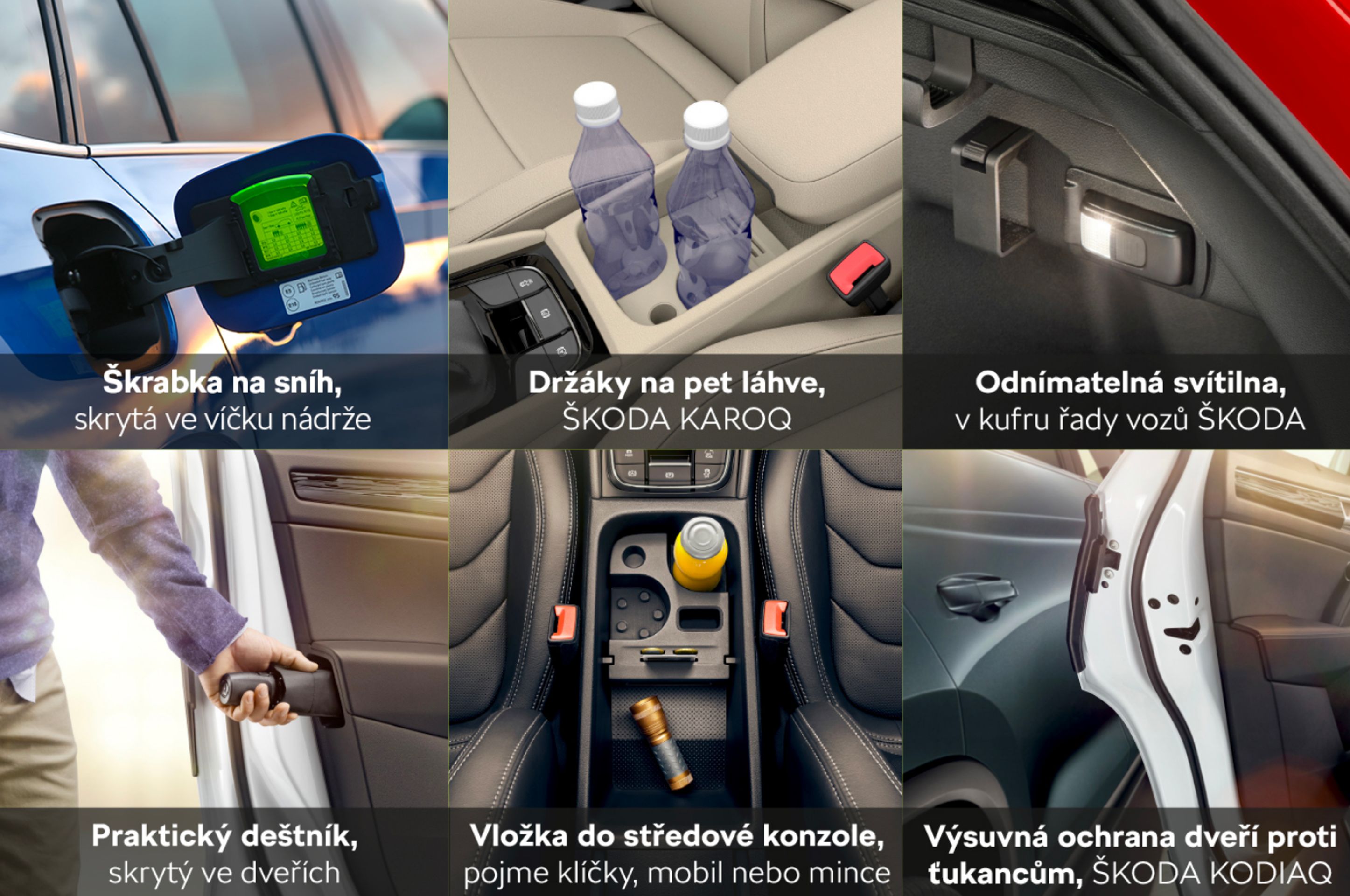 Simply Clever prvky - Fotogalerie: Chytré maličkosti od Škodovky (1/9)