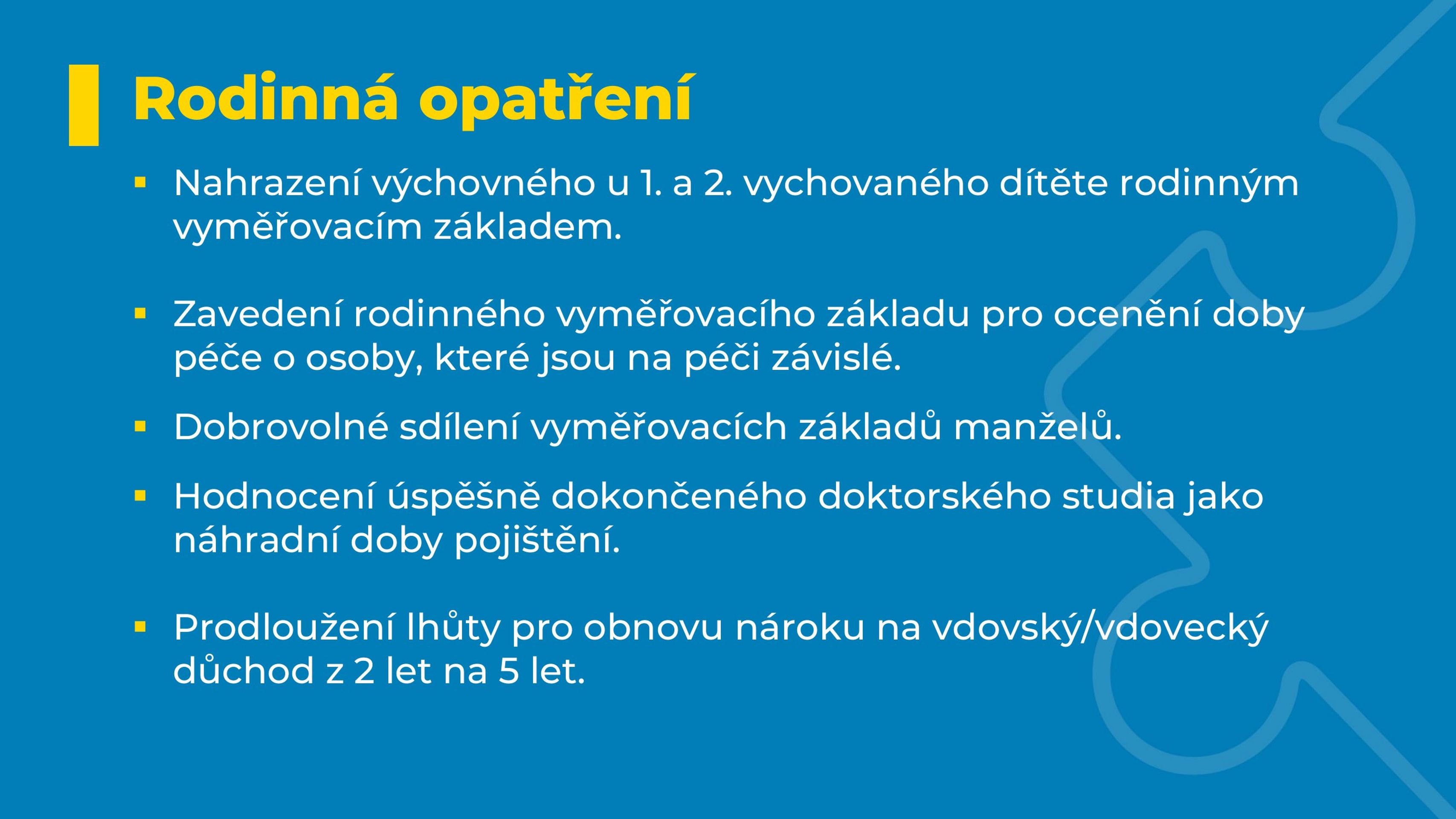 Změny v důchodech navrhované ministerstvem práce a sociálních věcí (4) - Změny v důchodech navrhované ministerstvem (4/13)