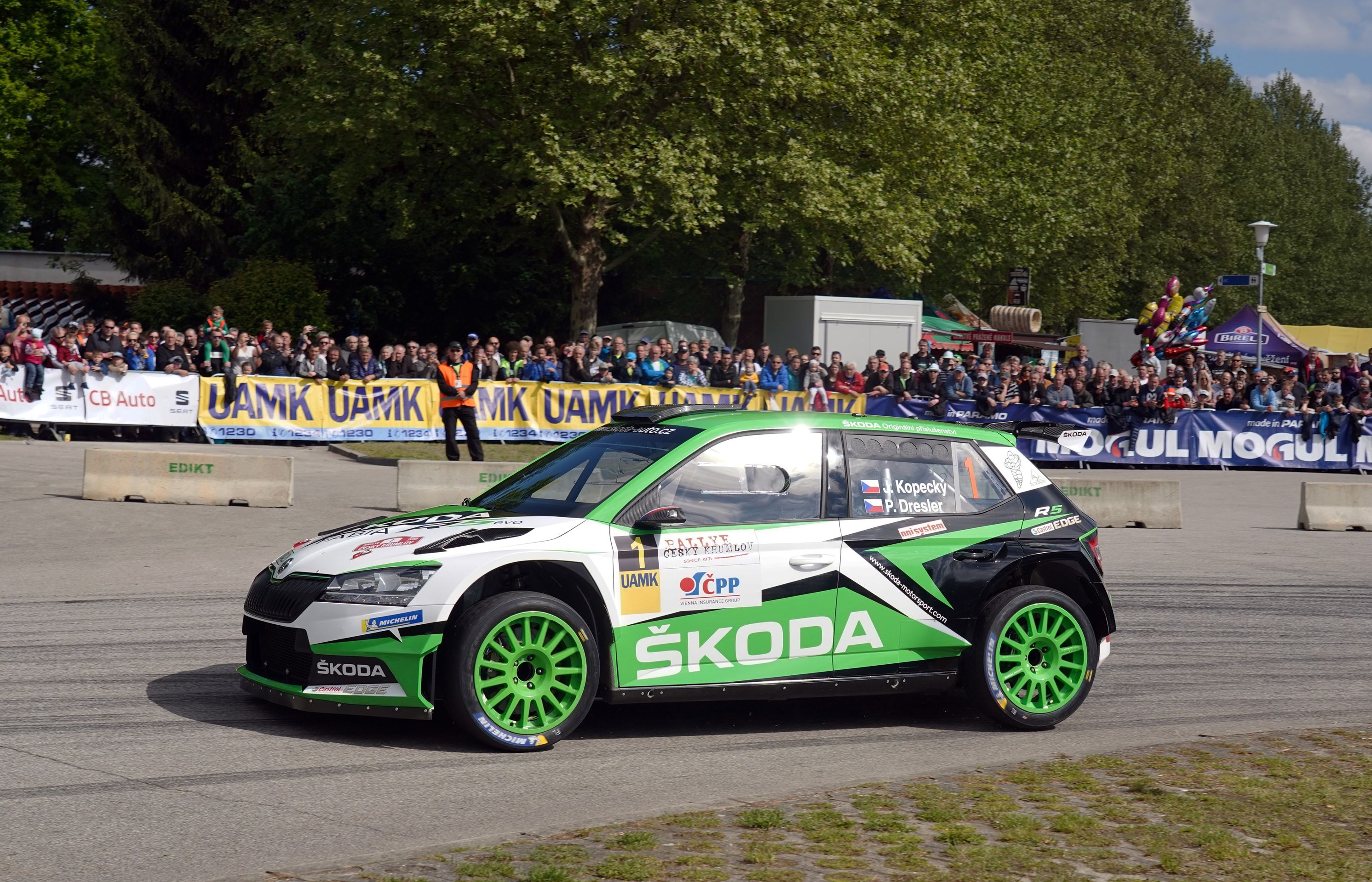 Jan Kopecký s novým vozem Škoda Fabia R5 - GALERIE: Czech Rally (1/3)