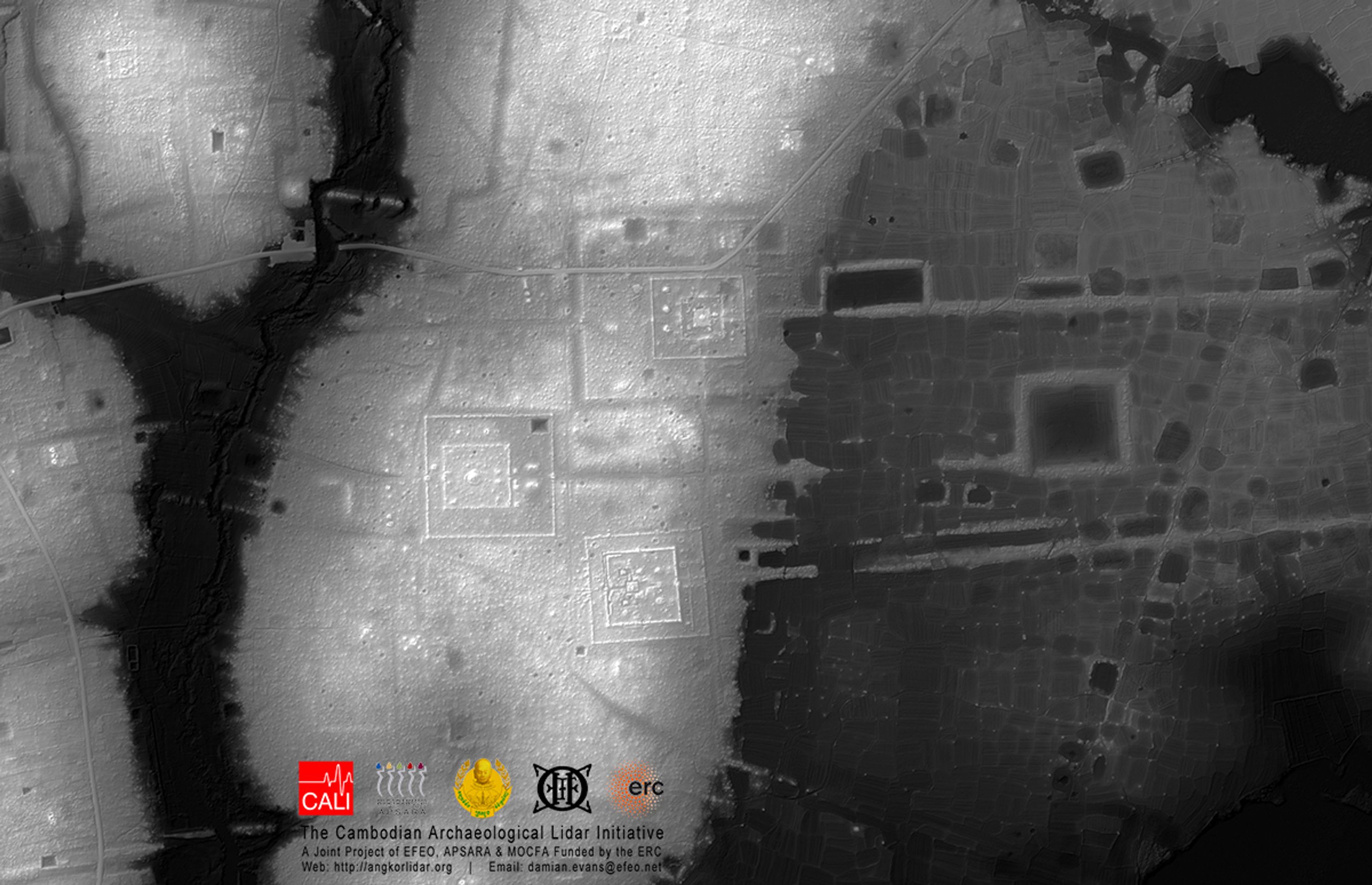 Výsledky laserového skenování v Kambodži - GALERIE: Laserové skenování v kambodžském pralese (3/6)