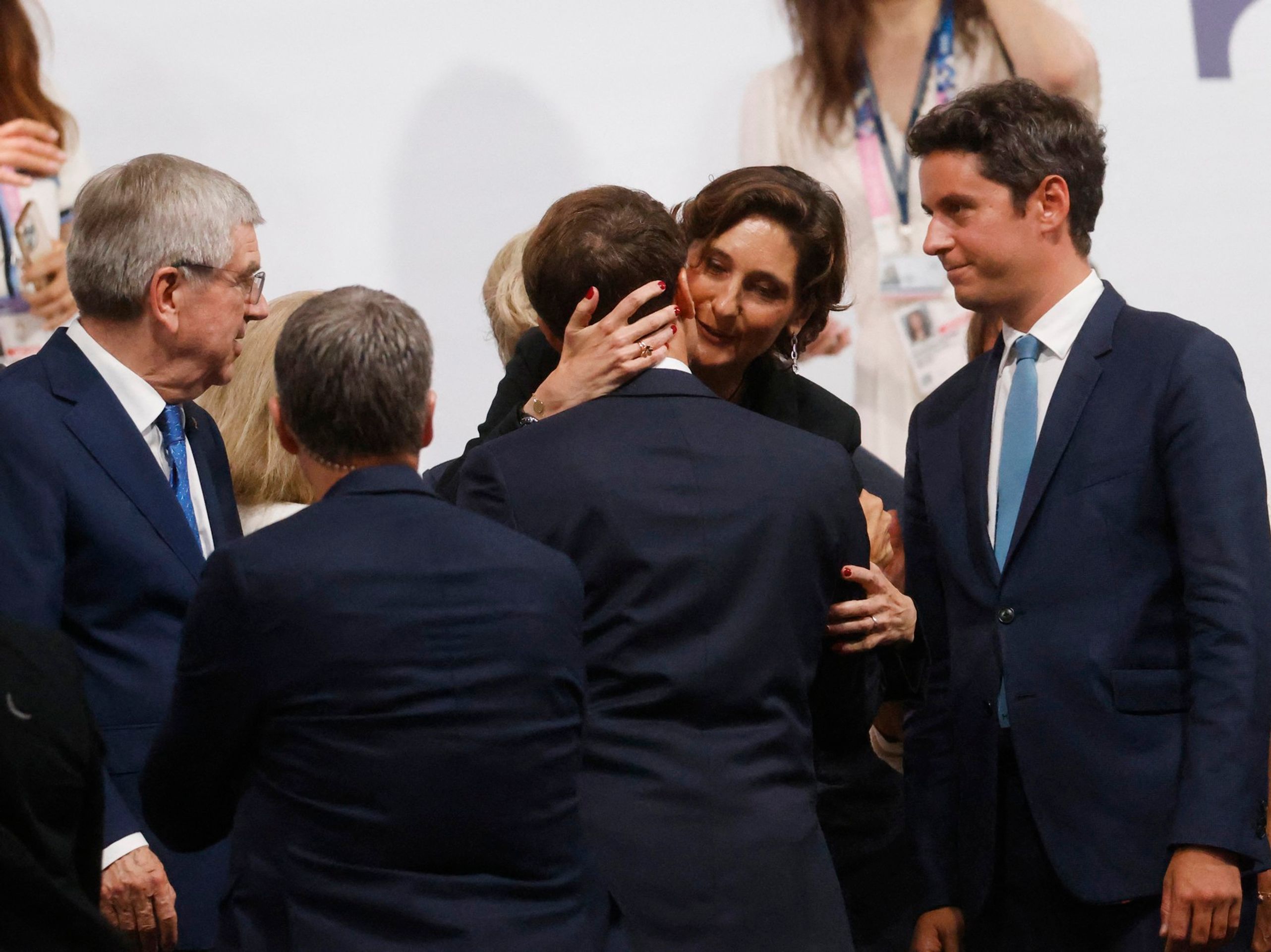 Emmanuel Macron s Amélií Oudéa-Castérovou - Emmanuel Macron s Amelií Oudéa-Castérovou (1/4)
