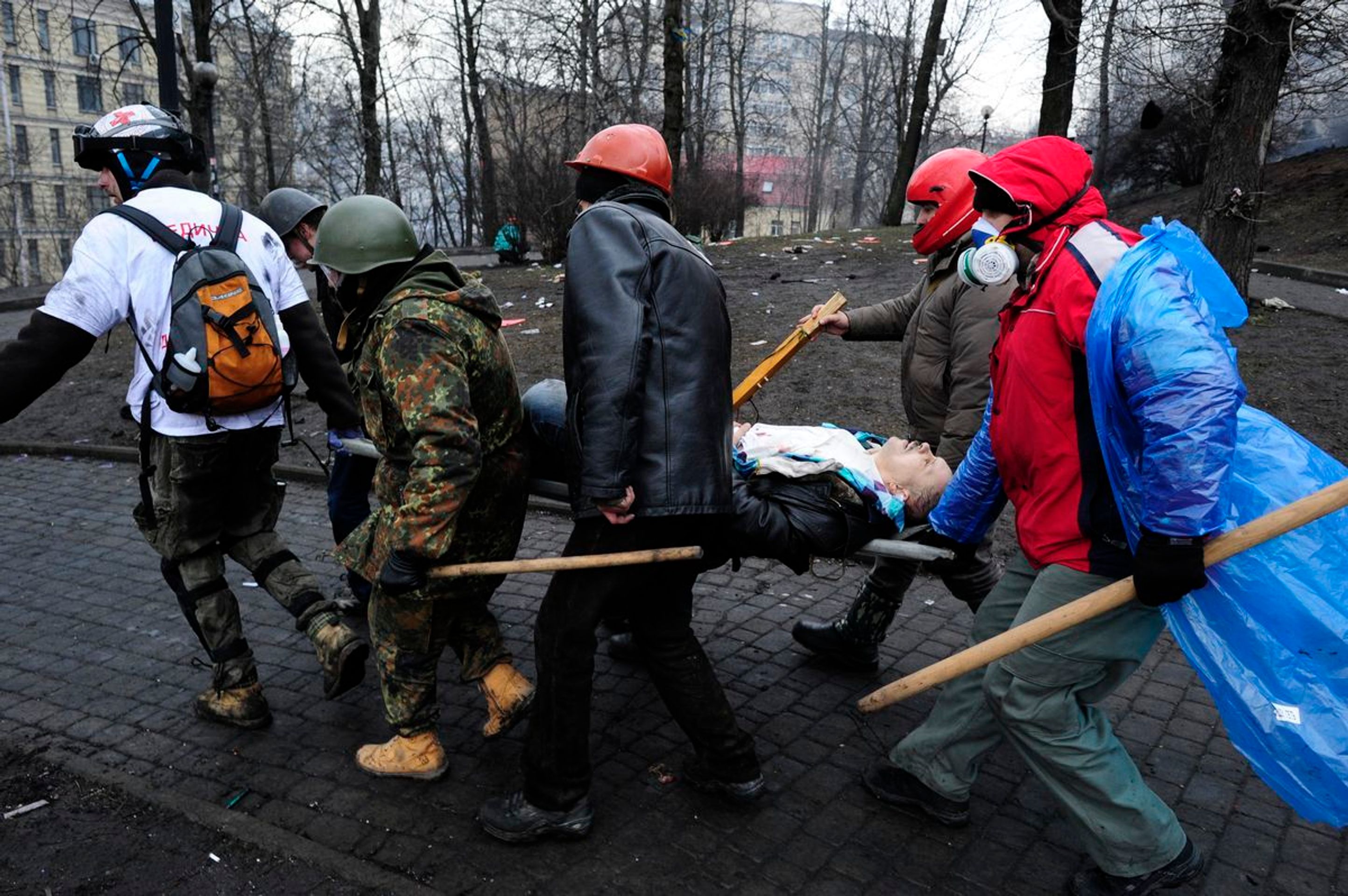 Krvavé protesty na Ukrajině - 2 - GALERIE: Nepokoje na Ukrajině (20/21)