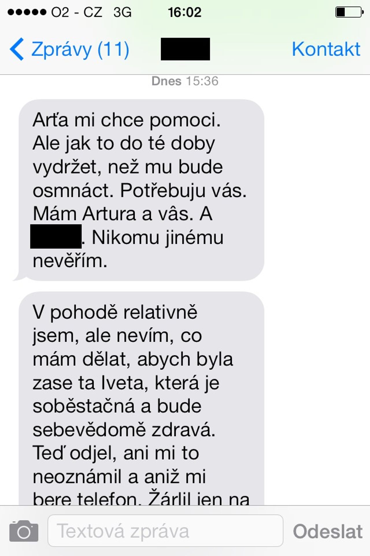 GALERIE: Zoufalé SMS Ivety Bartošové přátelům - 5 - GALERIE: Zoufalé SMS Ivety Bartošové přátelům (4/8)
