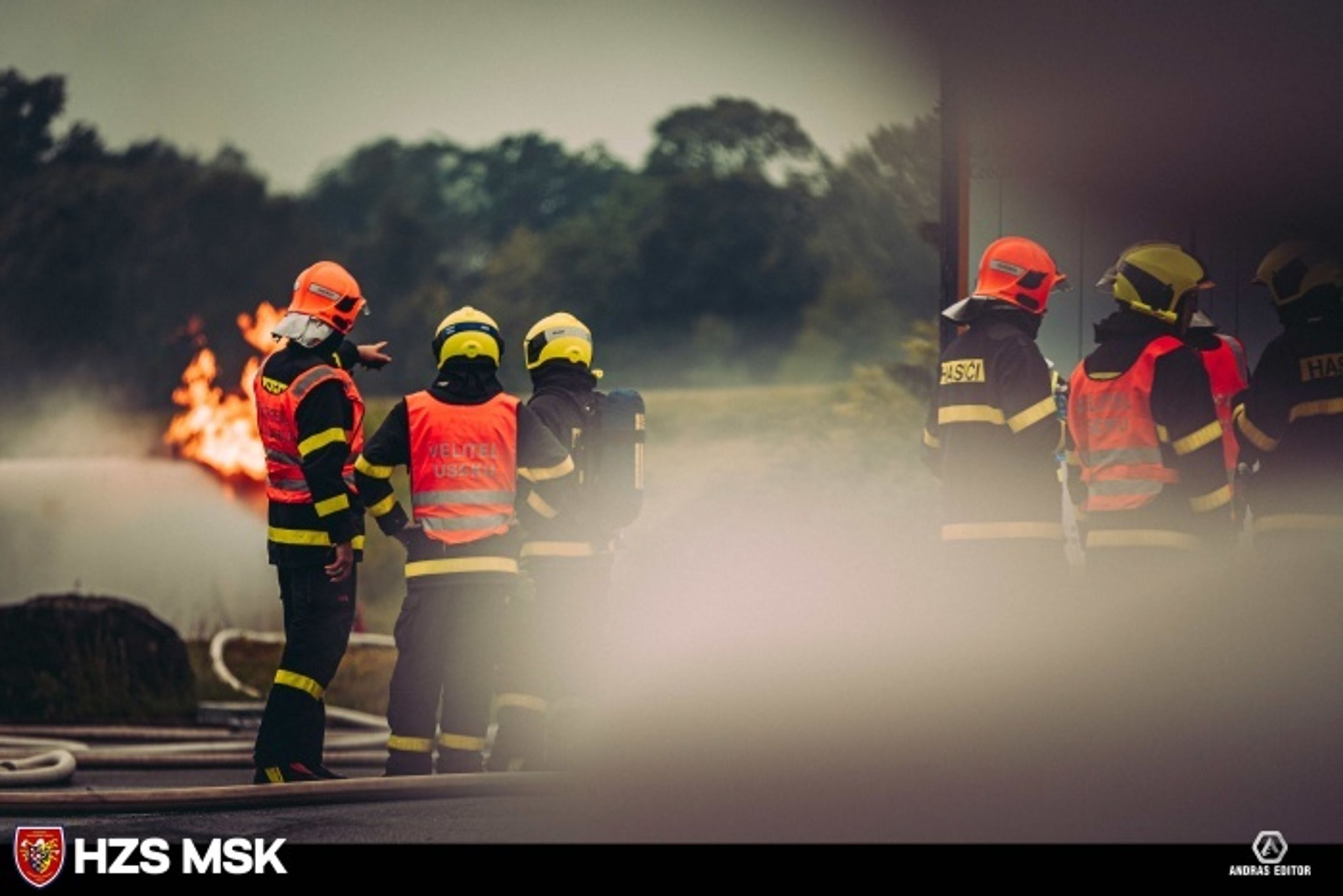 Požár zásobníku s LPG na benzínce v Českém Těšíně - 2 - GALERIE: Požár plynu na benzínce v Českém Těšíně (5/6)