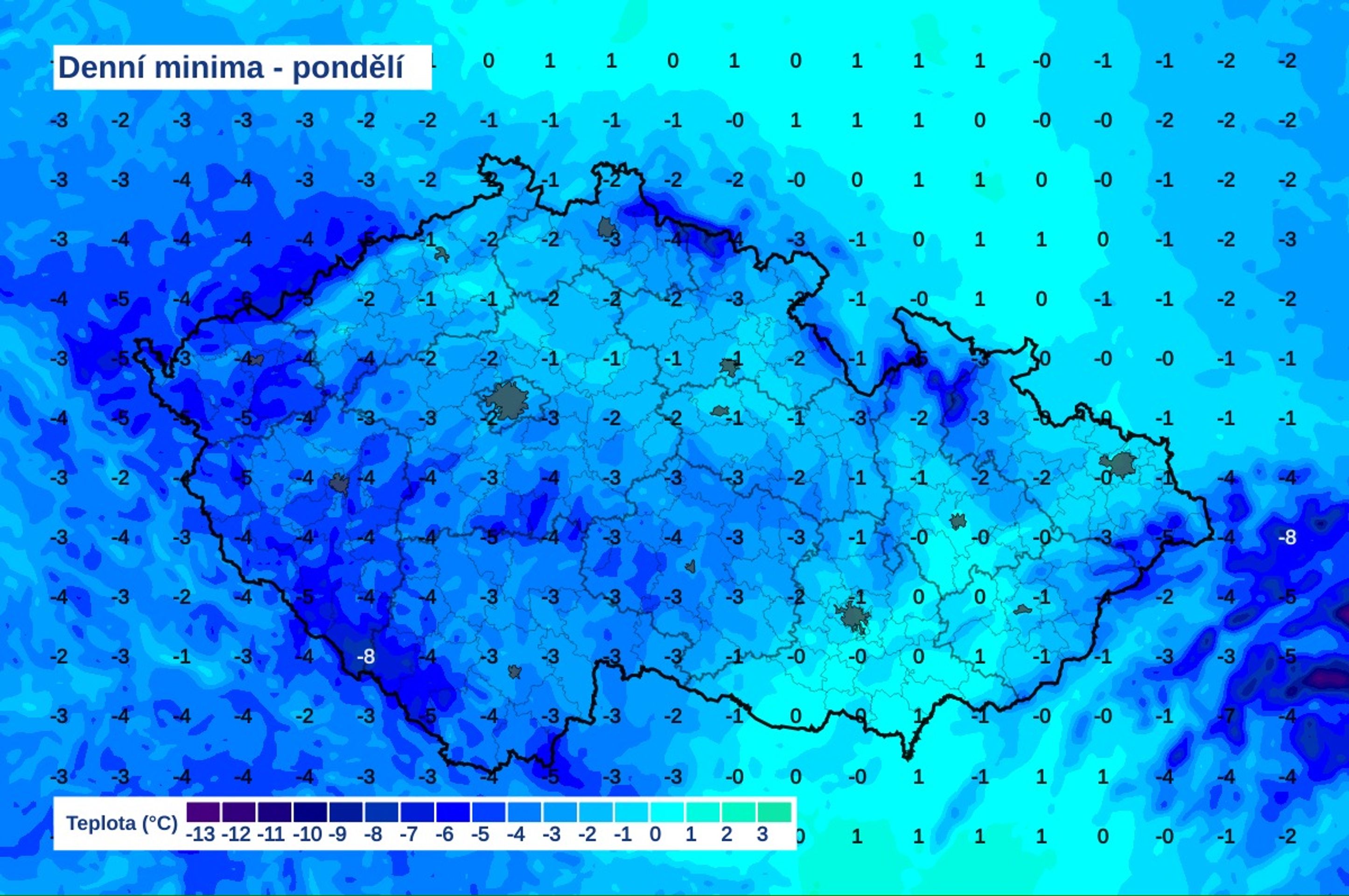 Noční mrazy - Počasí 6.-13. dubna 2025 (4/6)