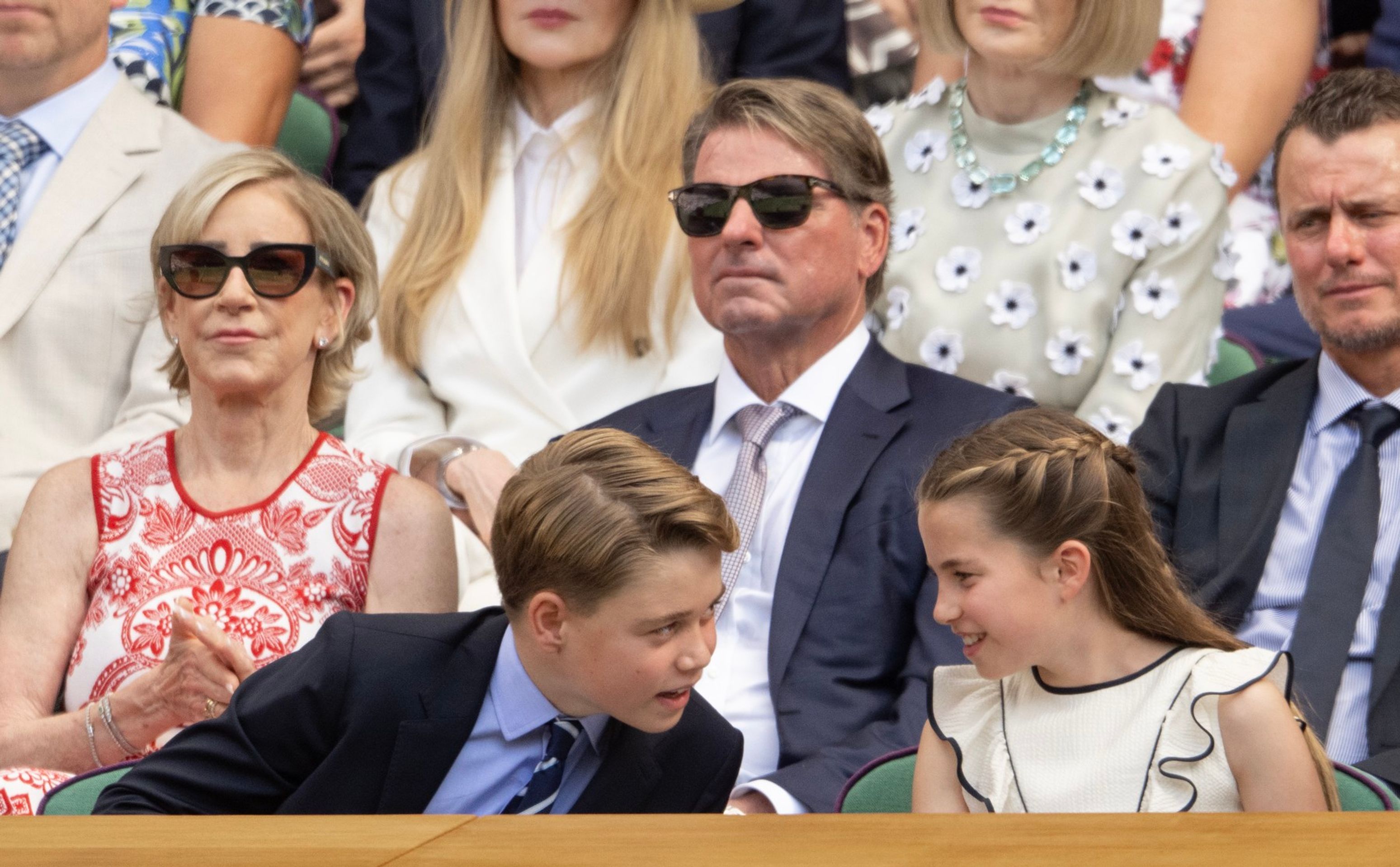Princ George a princezna Charlotte na finále Wimbledonu  - Královská rodina na finále Wimbledonu (3/8)