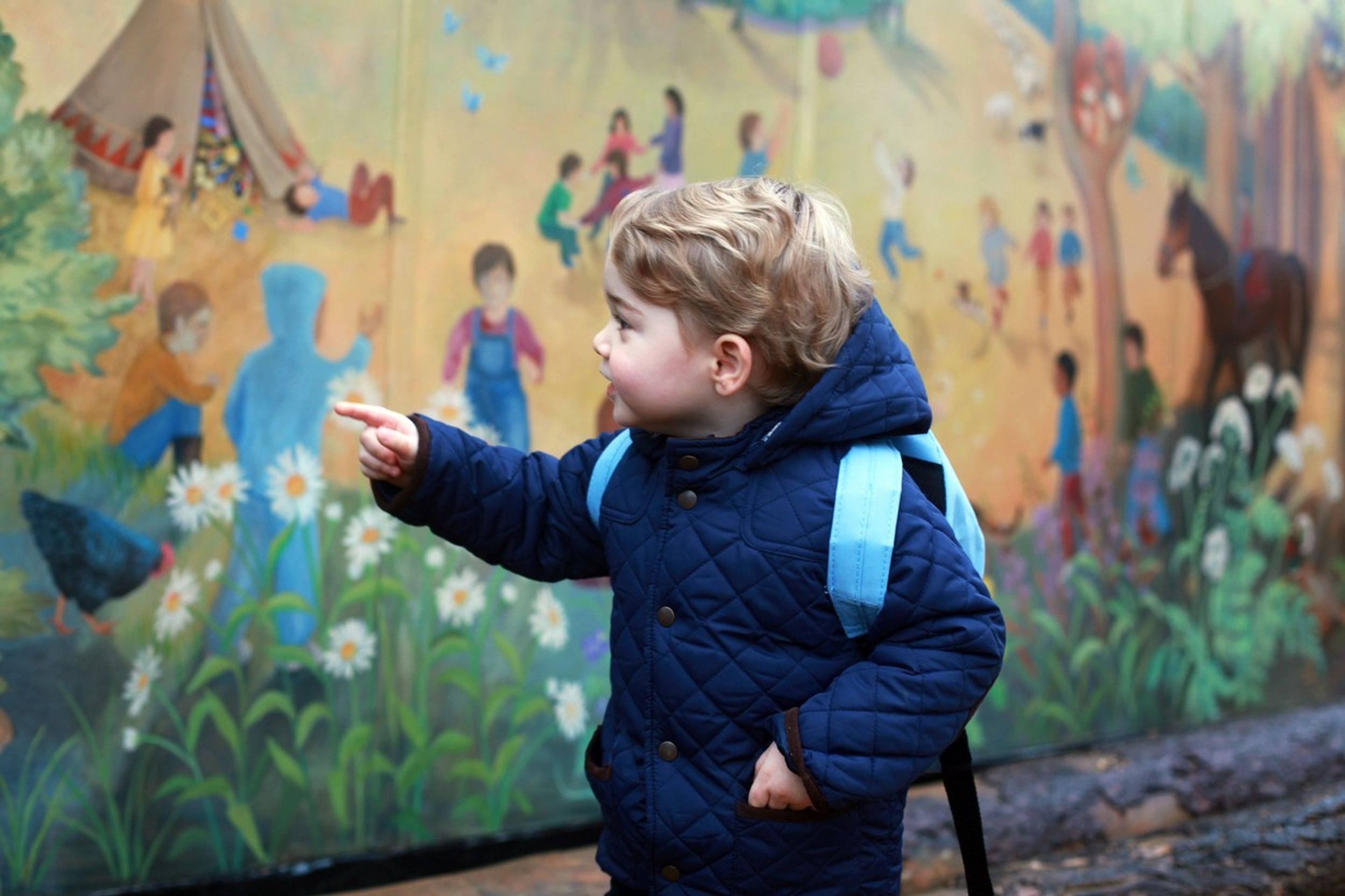 Princ George šel poprvé do školky - 1 - GALERIE: Prince George šel poprvé do školky (3/4)