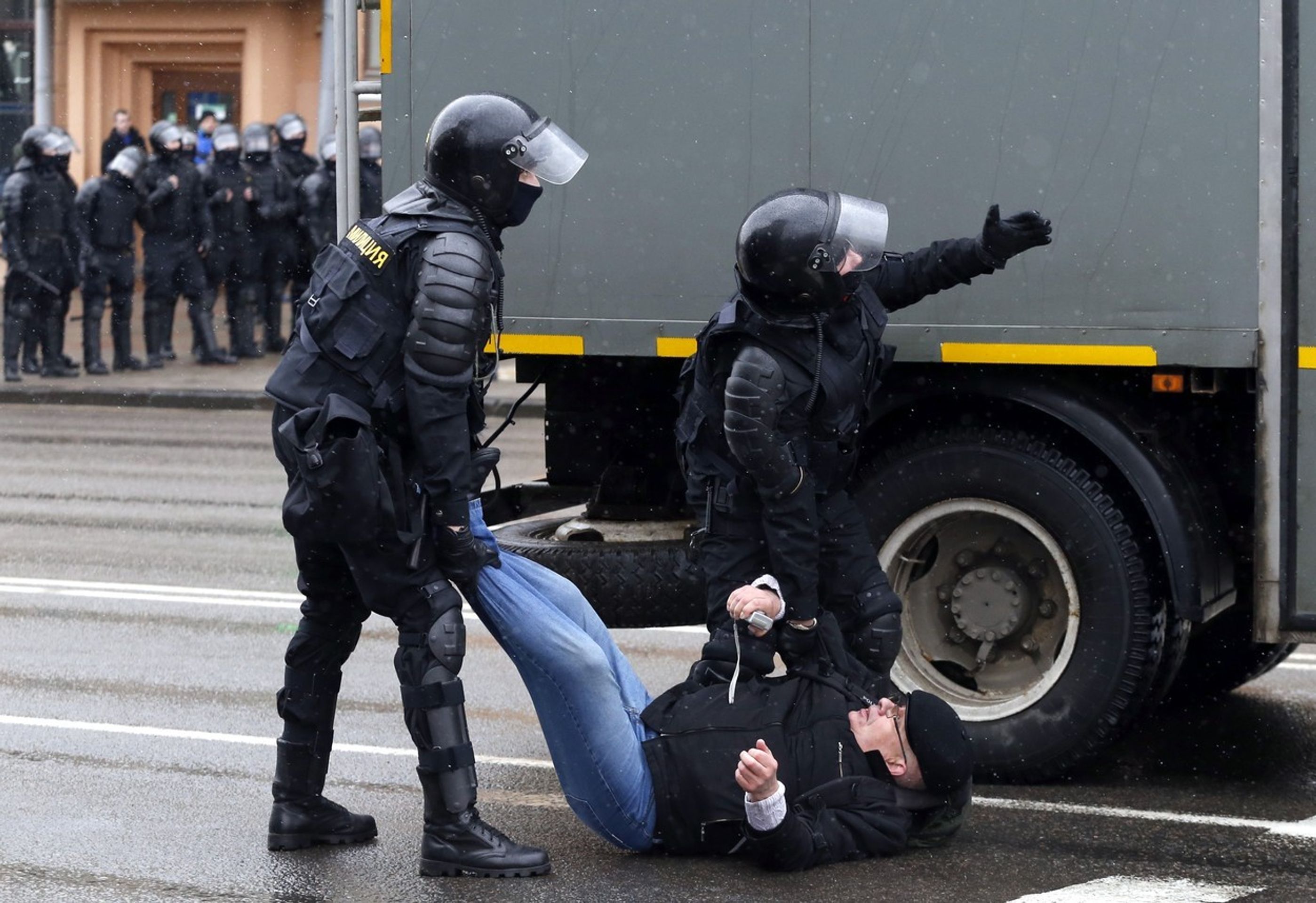 Protesty v Minsku - 1 - GALERIE: Protesty v Minsku (1/5)