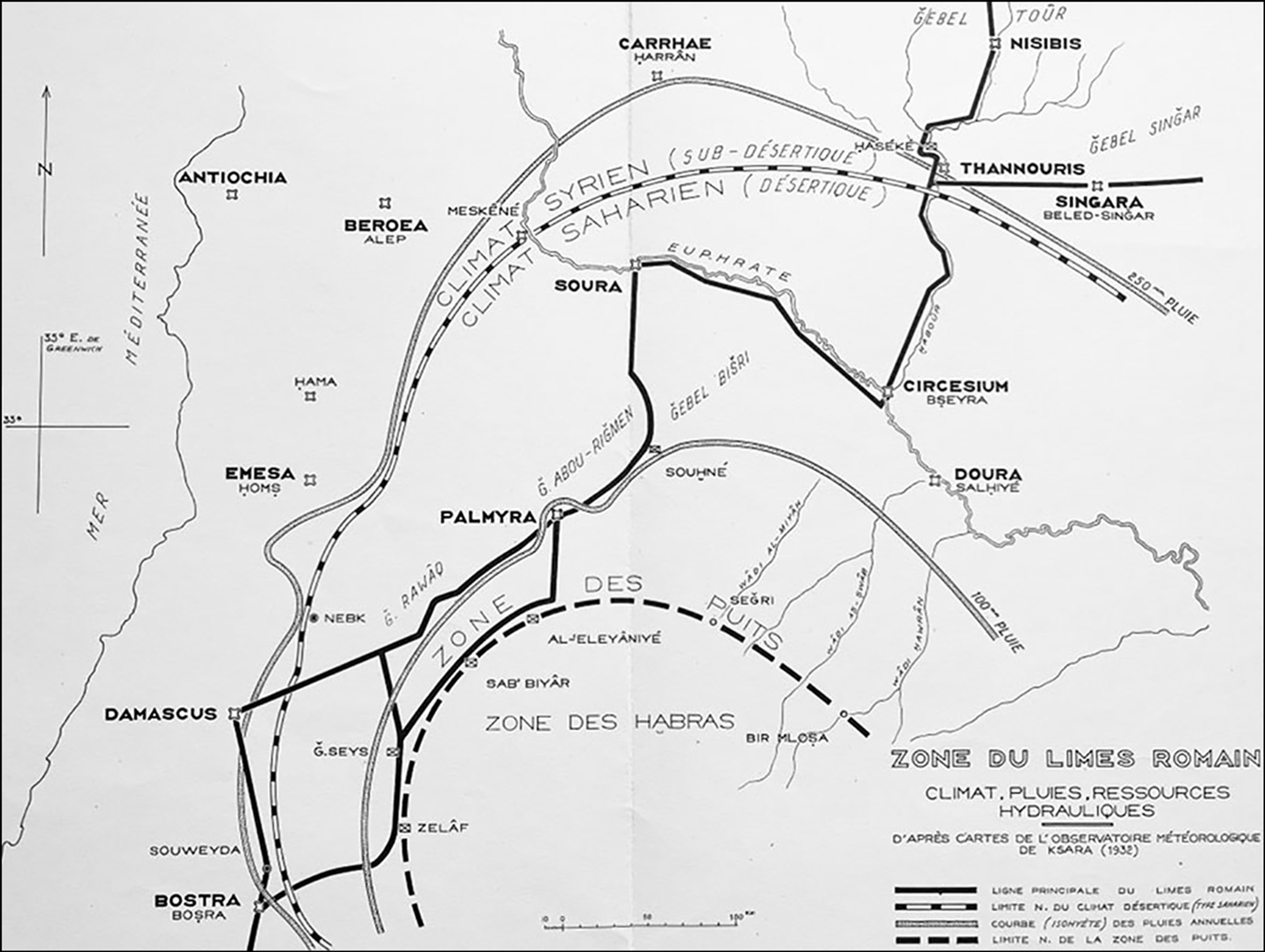 Mapa římského opevnění - Odtajněné špionážní fotky ukázaly neznámé římské pevnosti (2/9)