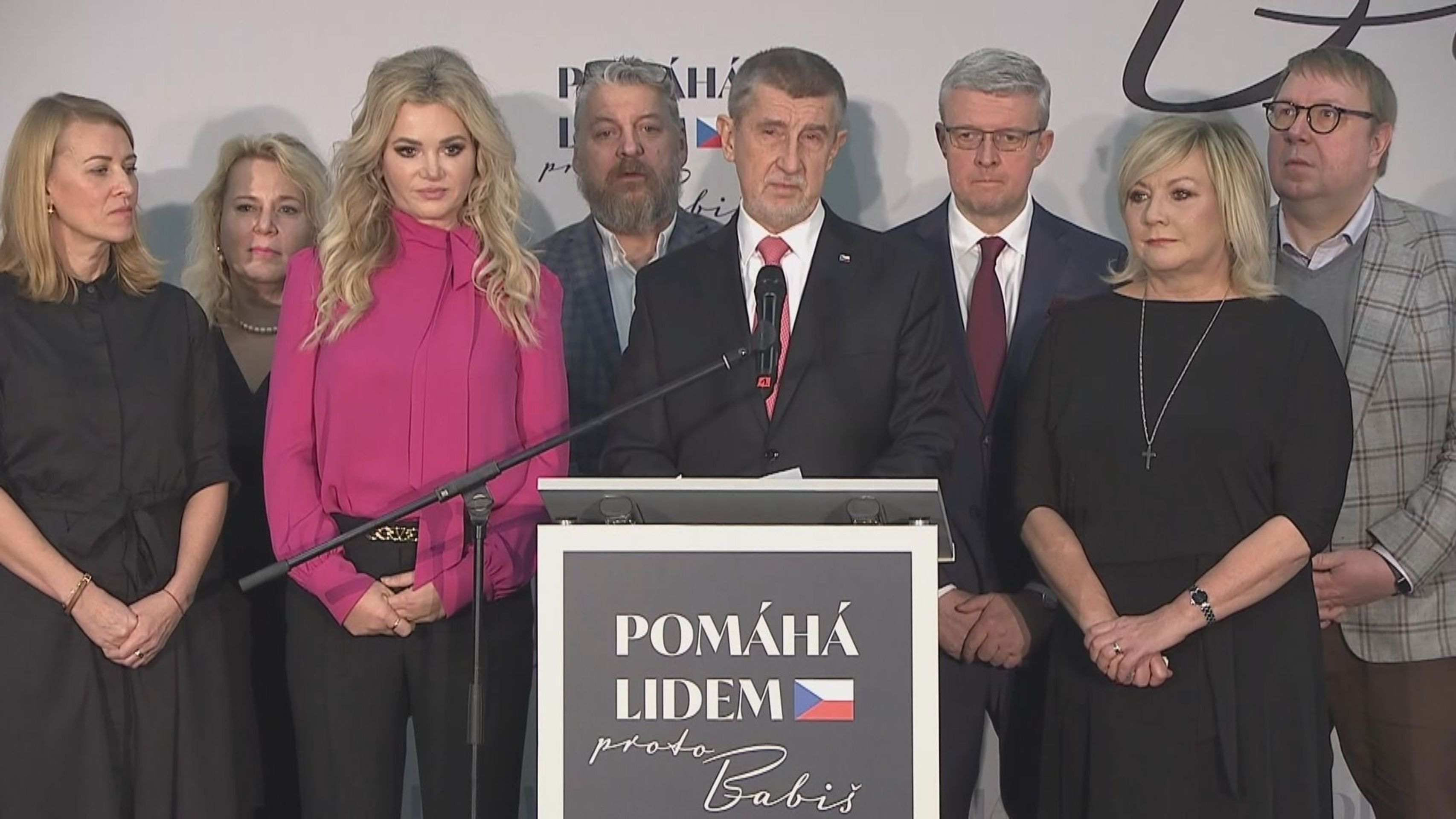 Tisková konference Andreje Babiše po prvním kole prezidentských voleb - Tisková konference Andreje Babiše (5/6)