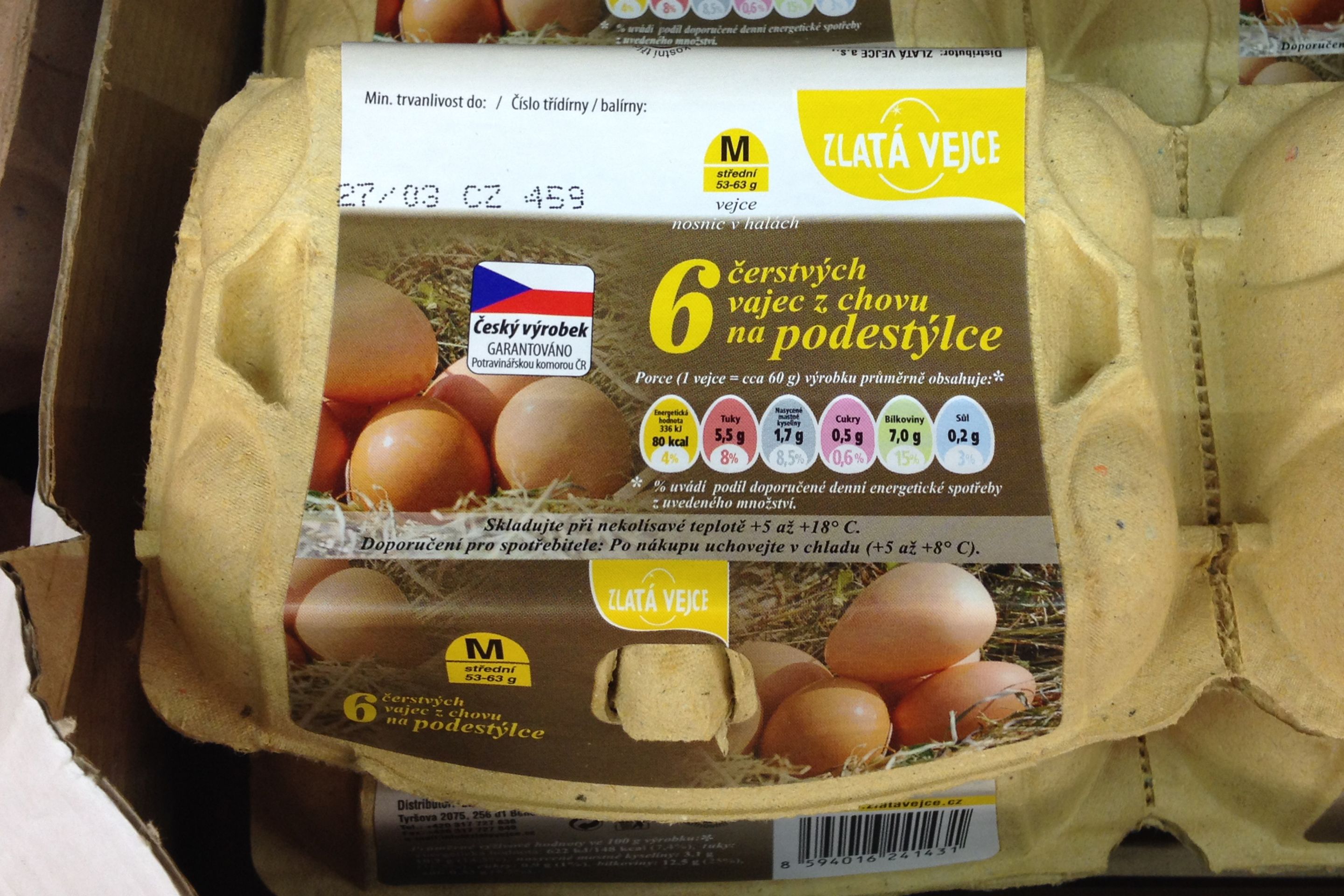 Česká vejce z podestýlky 6 kusů 271,90 Kč - GALERIE: Velikonoční sortiment - Penny Market (2/9)