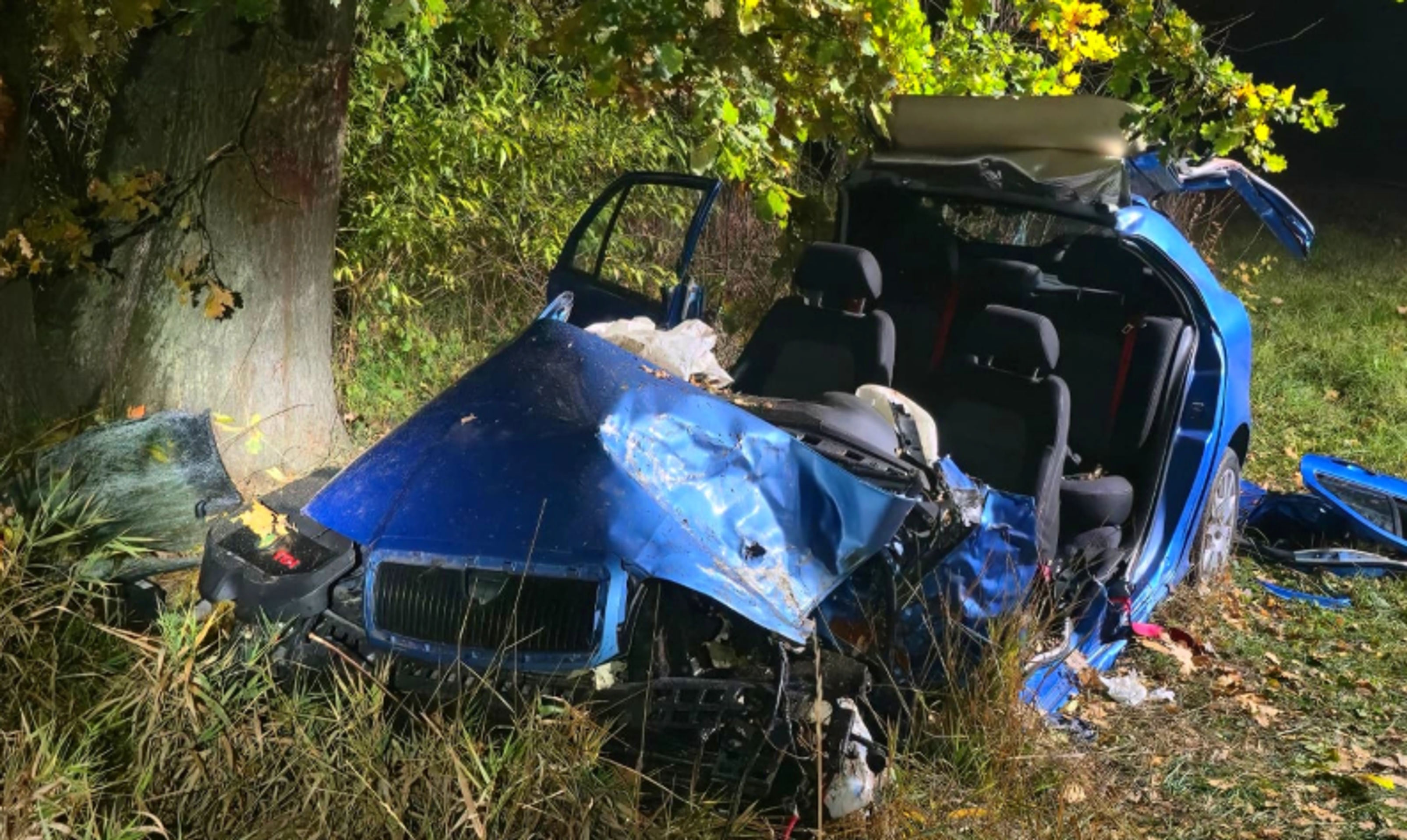 Při tragické dopravní nehodě na Klatovsku zemřel 18letý řidič - Tragické dopravní nehody v Plzeňském kraji (9/12)