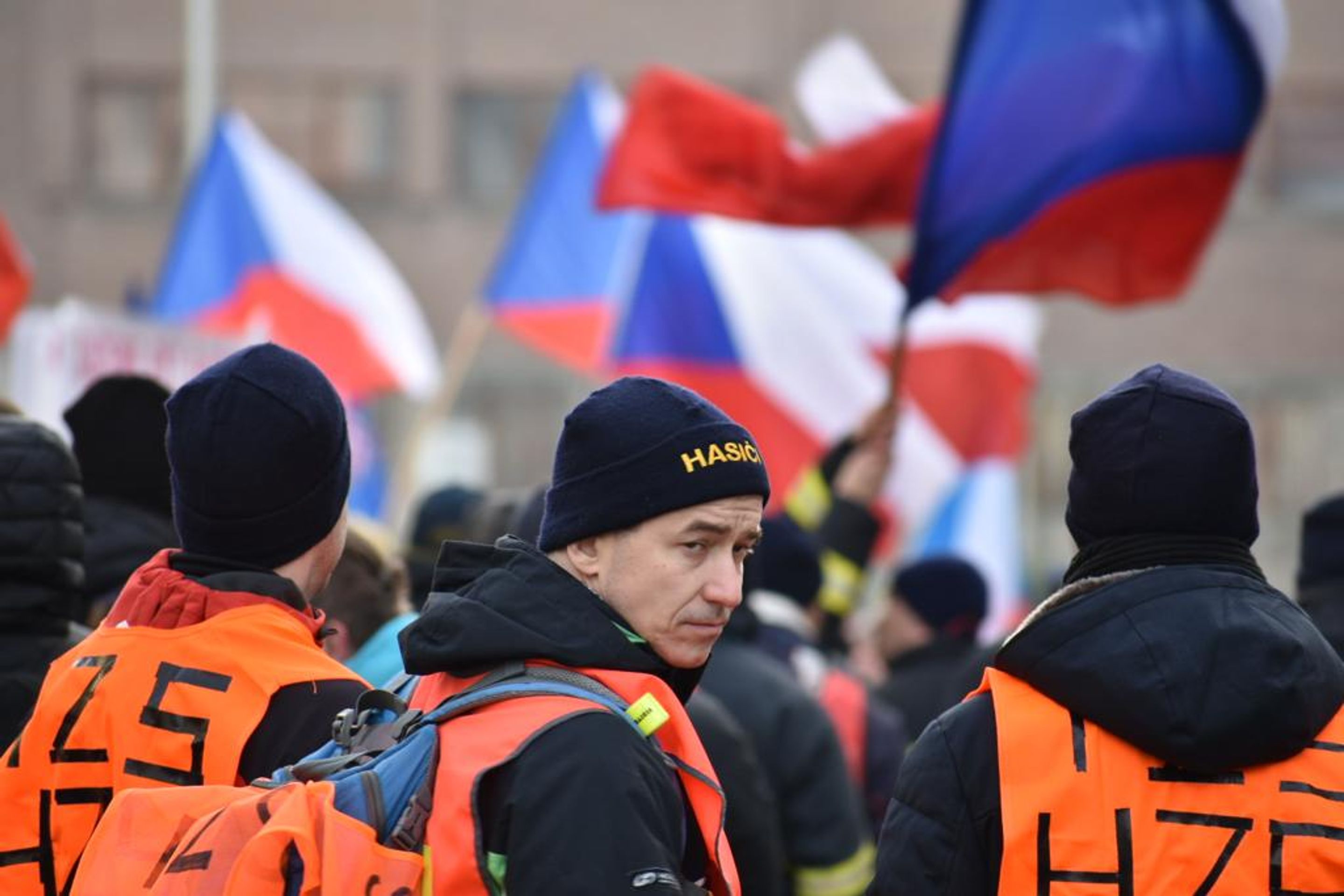 Demonstrace proti očkování před Ministerstvem vnitra (7) - Demonstrace před Ministerstvem vnitra (7/11)
