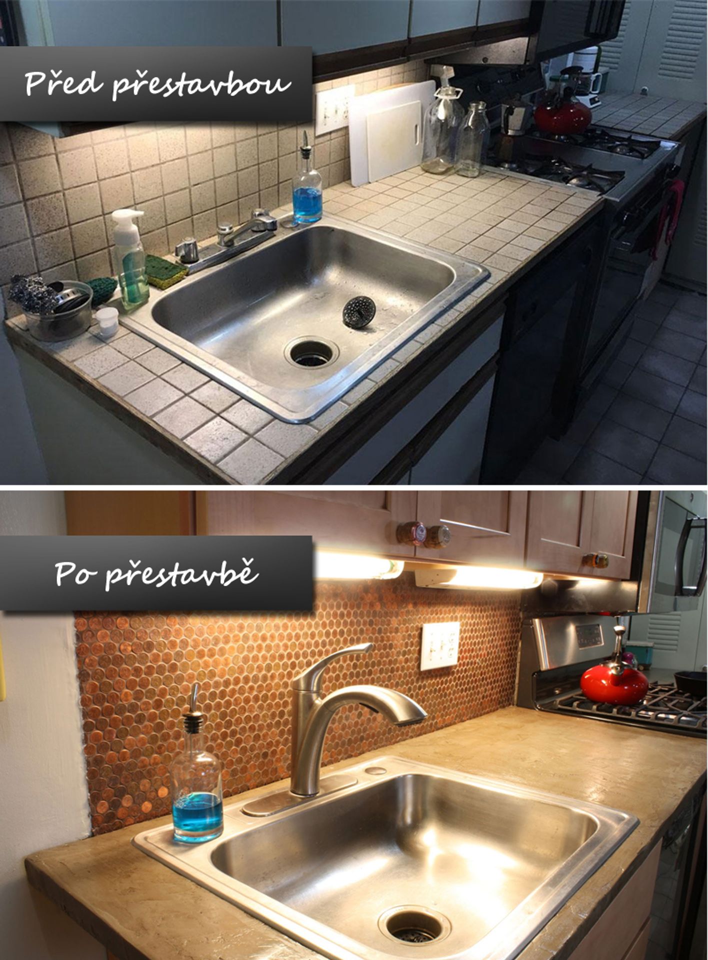 Renovace kuchyně - před a po - GALERIE: Renovace kuchyně - před a po (2/10)