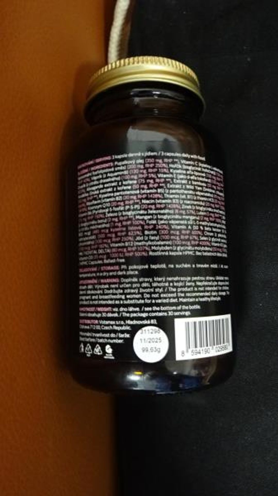 Šizený potravinový doplněk Multivitamin (3) - Zdraví nebezpečné a nevyhovující potravinové doplňky (11/11)
