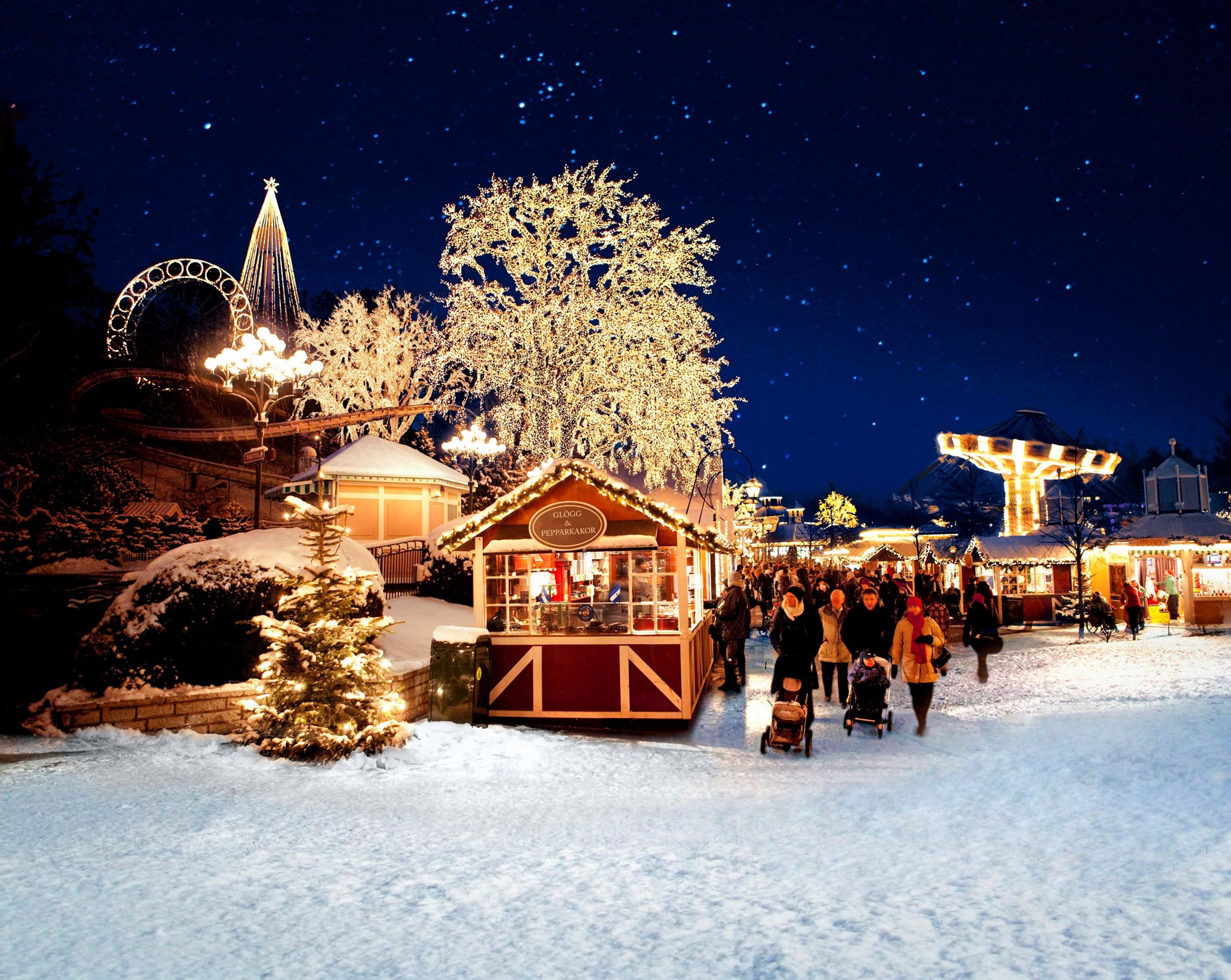 Nejzajímavější vánoční trhy v Evropě - Vánoční trhy v zábavním parku Liseberg - Göteborg, Švédsko - GALERIE: Nejzajímavější vánoční trhy v Evropě (16/22)
