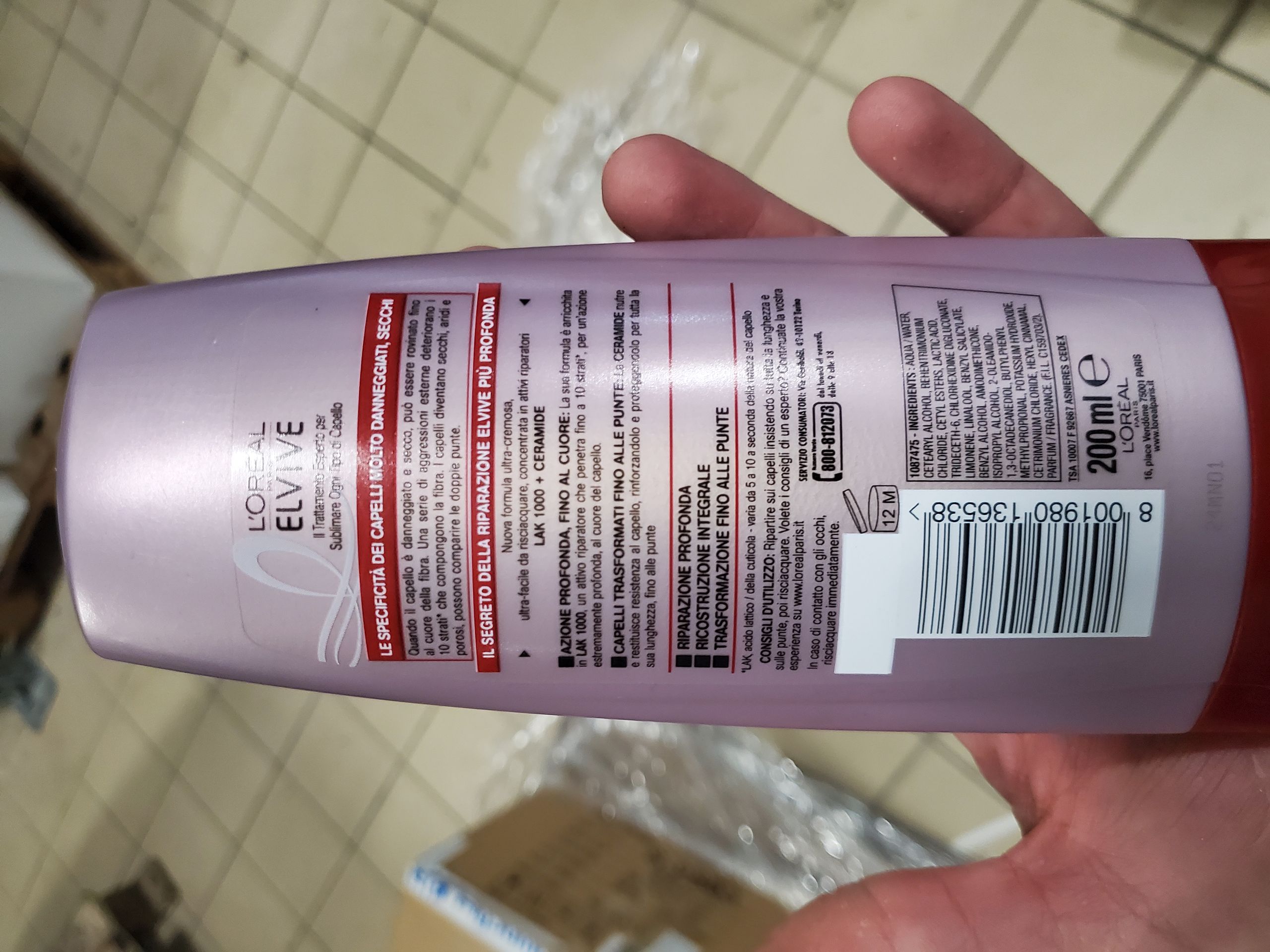 Vlasový kondicionér L'OREAL PARIS Elvive Total Repair (1) - Zdraví nebezpečná kosmetika (10/25)