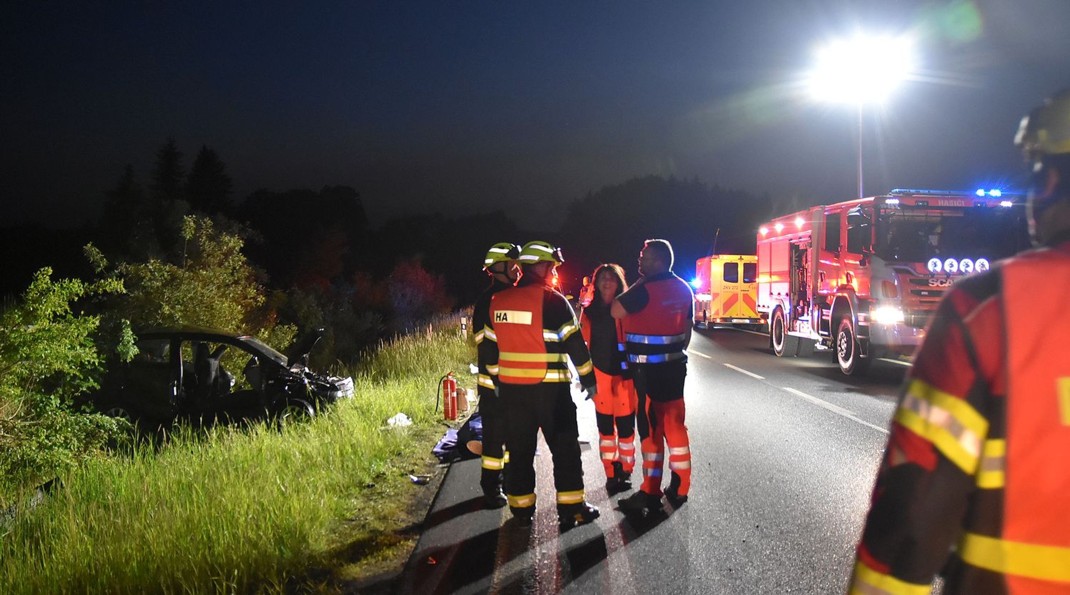 Tragická nehoda u Dolního Žandova na Chebsku - Tragické nehody v Karlovarském kraji (7/13)