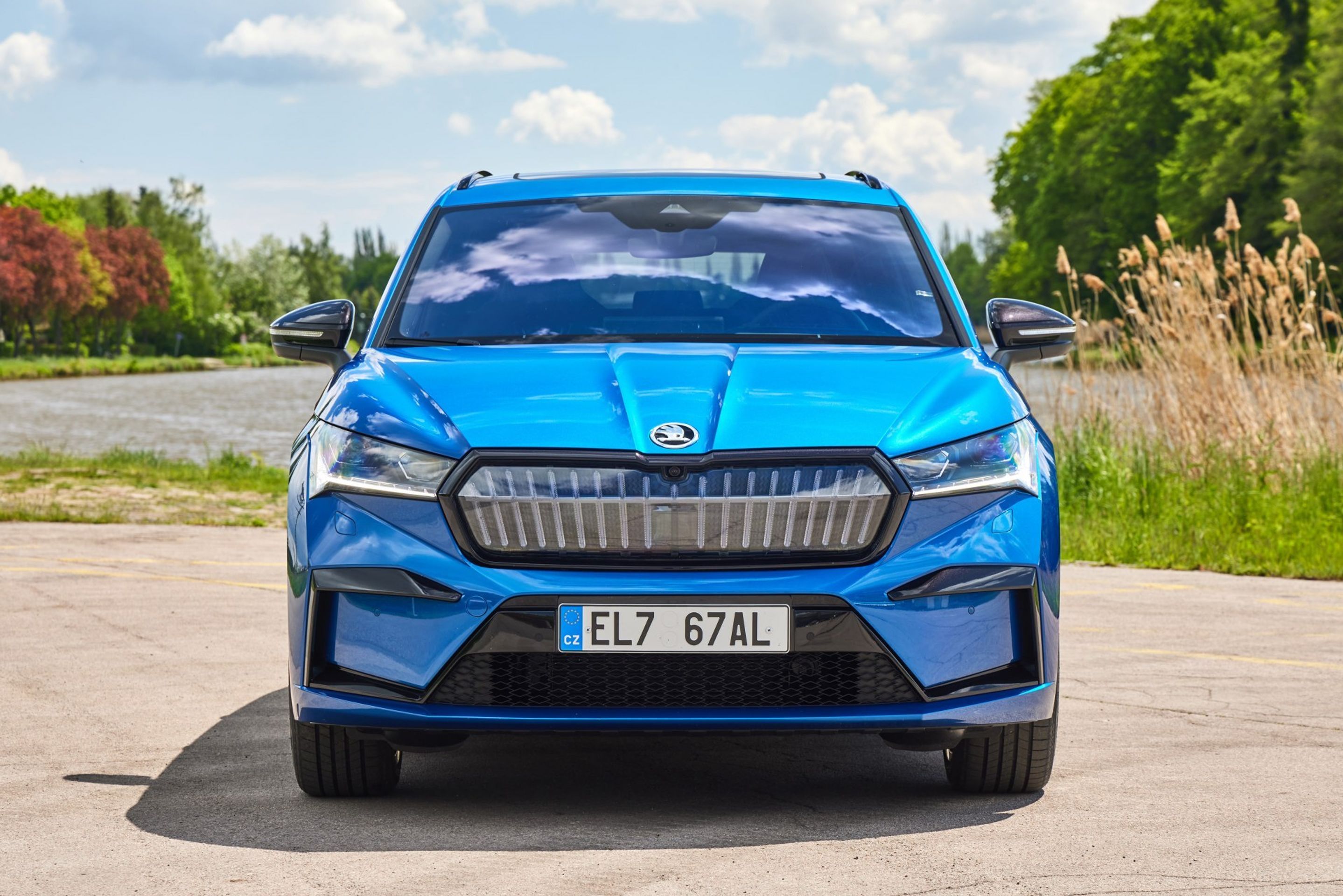 Škoda Enyaq Sportline iV - 52 - Fotogalerie: Sportovně laděná Škoda Enyaq Sportline (14/18)