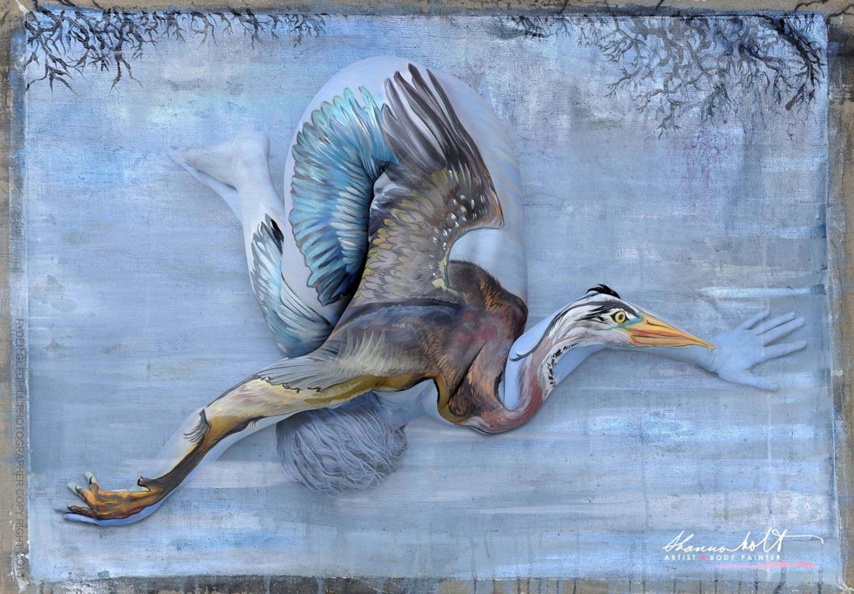 Body Painting - 8 - GALERIE: Zvířata na lidském těle (8/9)