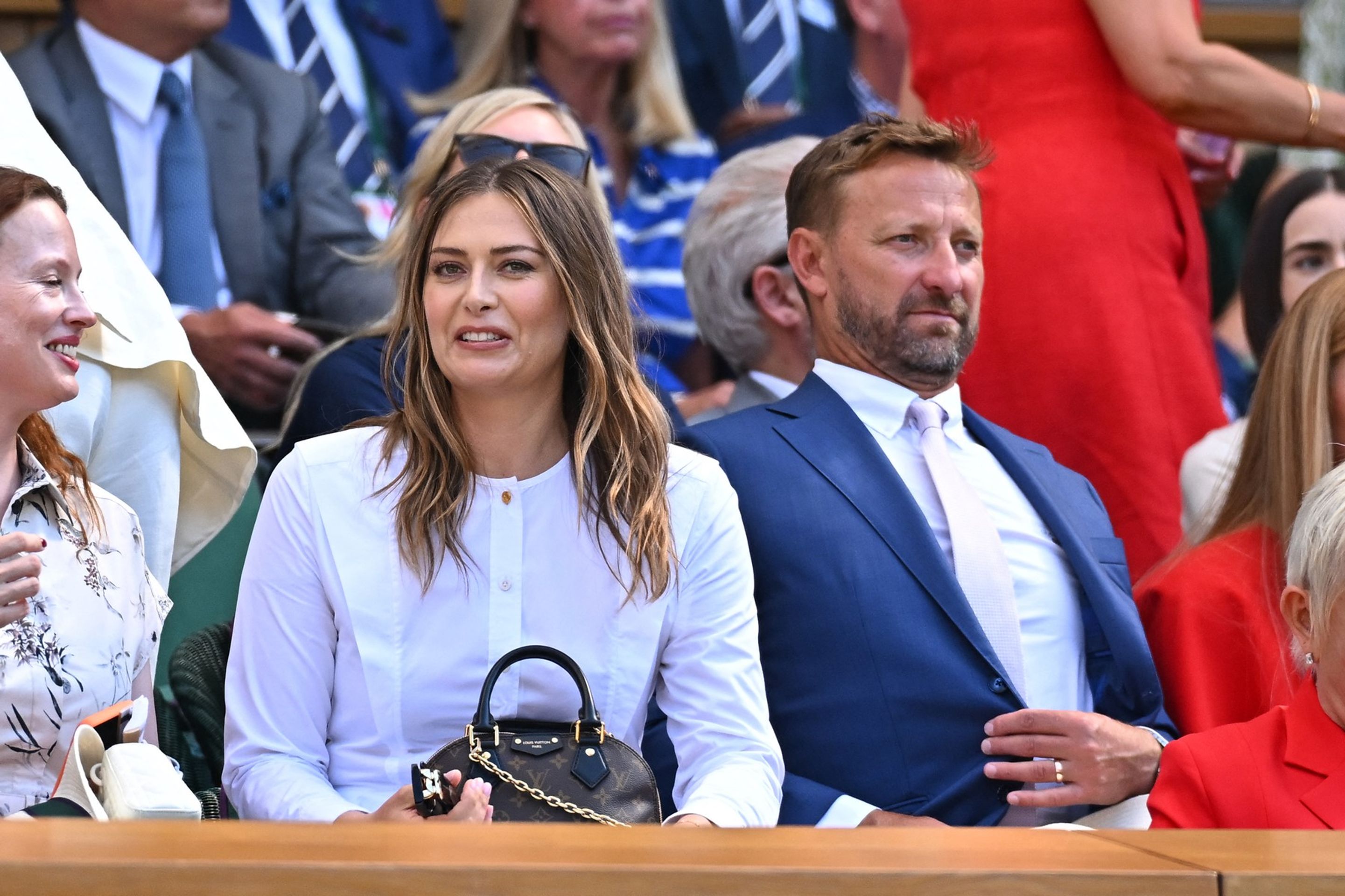 Bývalá tenistka Maria Šarapovová - Celebrity na finále Wimbledonu (1/8)