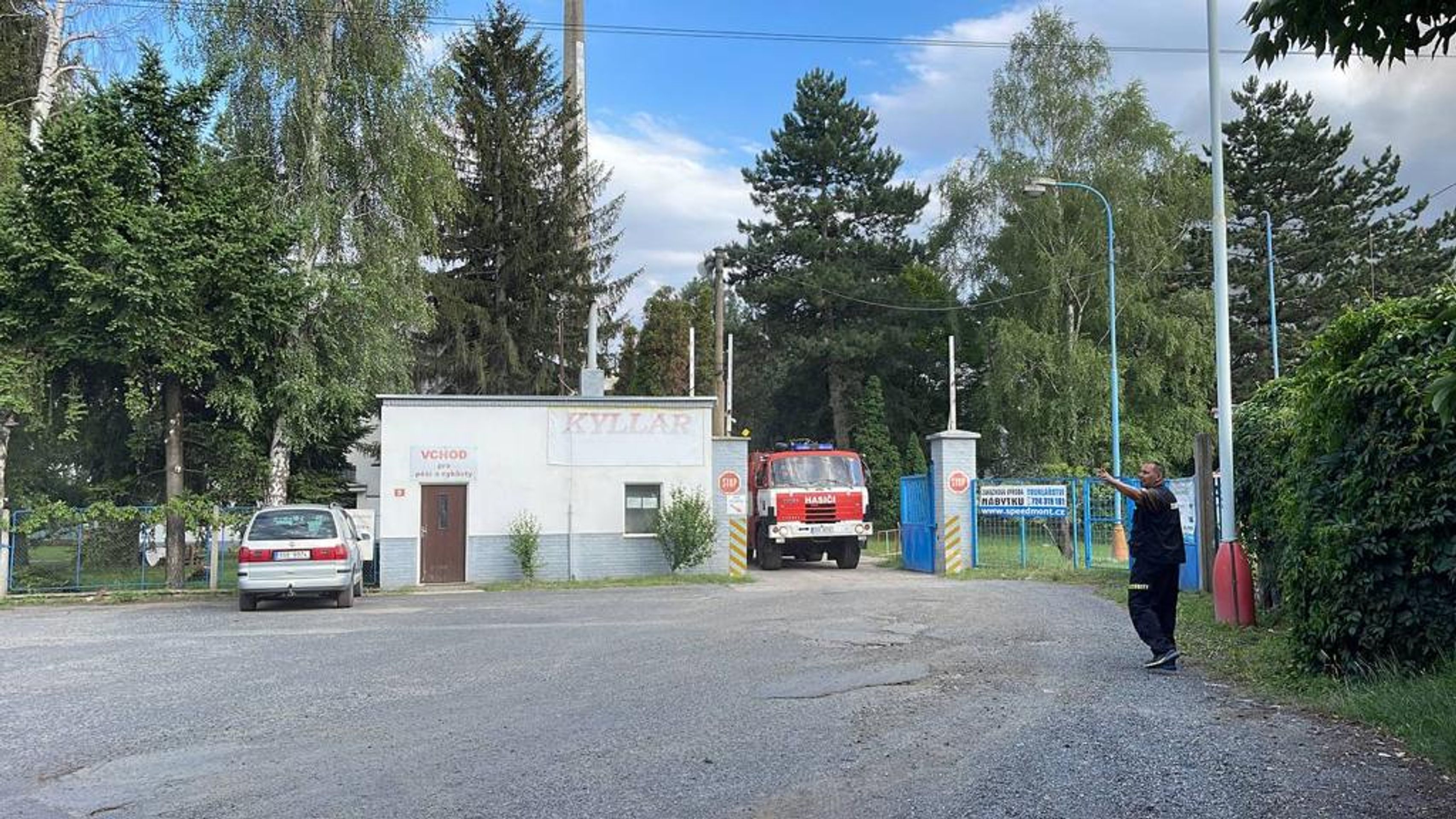 Požár v Kralupech nad Vltavou - Požár v Kralupech nad Vltavou (7/11)