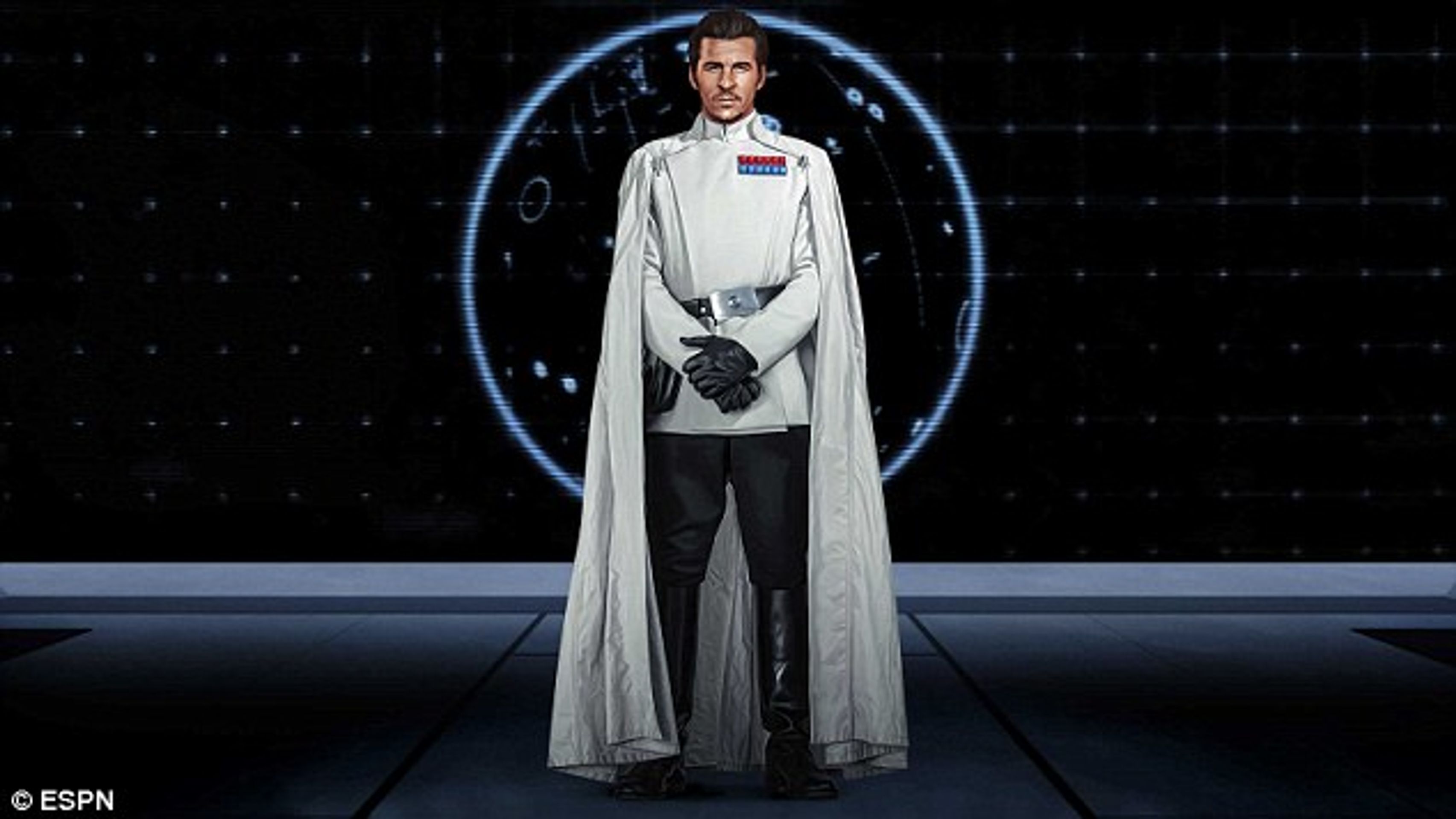 Joey Barton jako Orson Krennic - GALERIE: Fotbalové hvězdy jako postavy z Hvězdných válek (1/10)