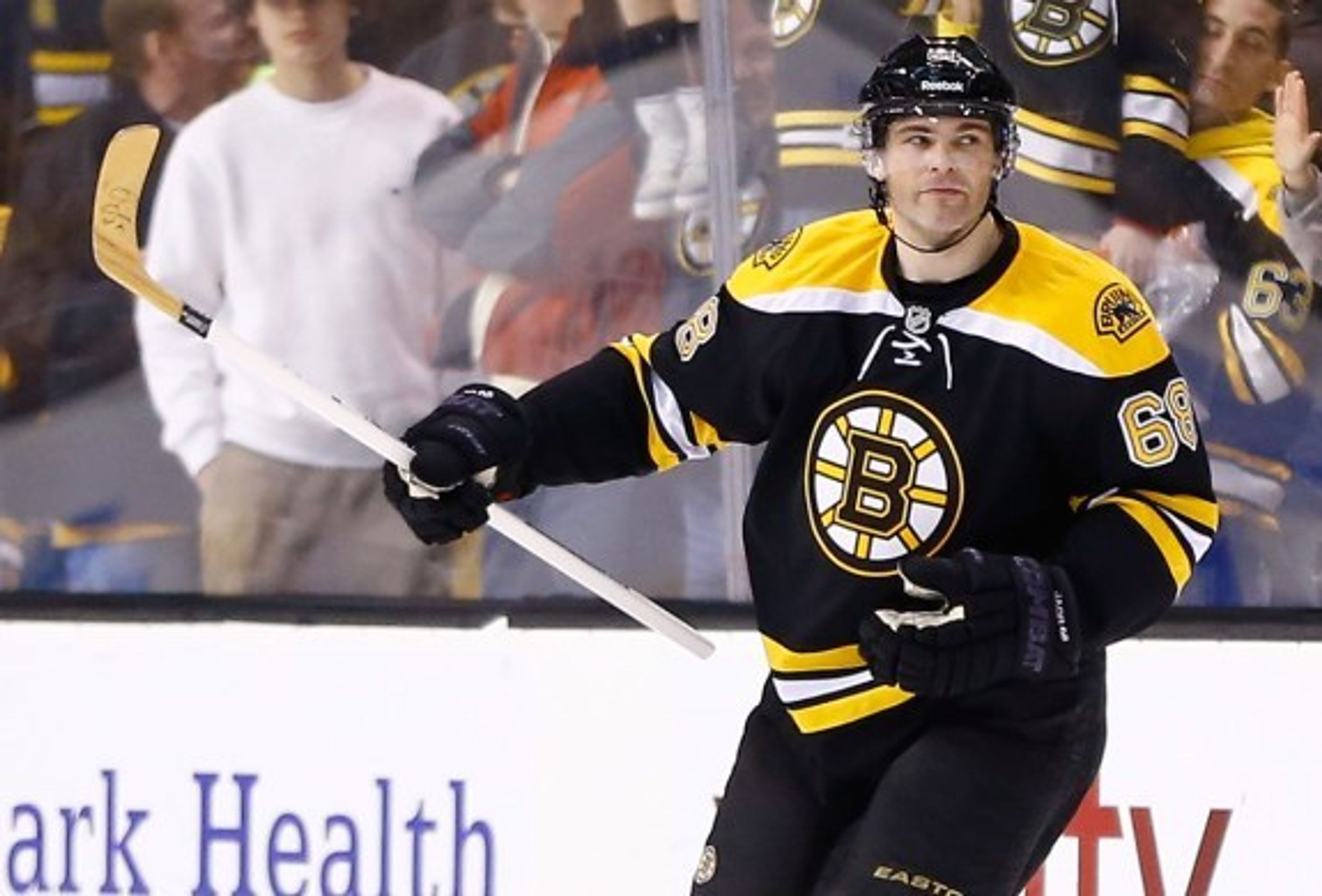 Jágr a jeho vítězná premiéra v Bostonu - 10 - GALERIE: Jágrova premiéra snů v Bostonu. Výhra a vítězný gól (2/10)