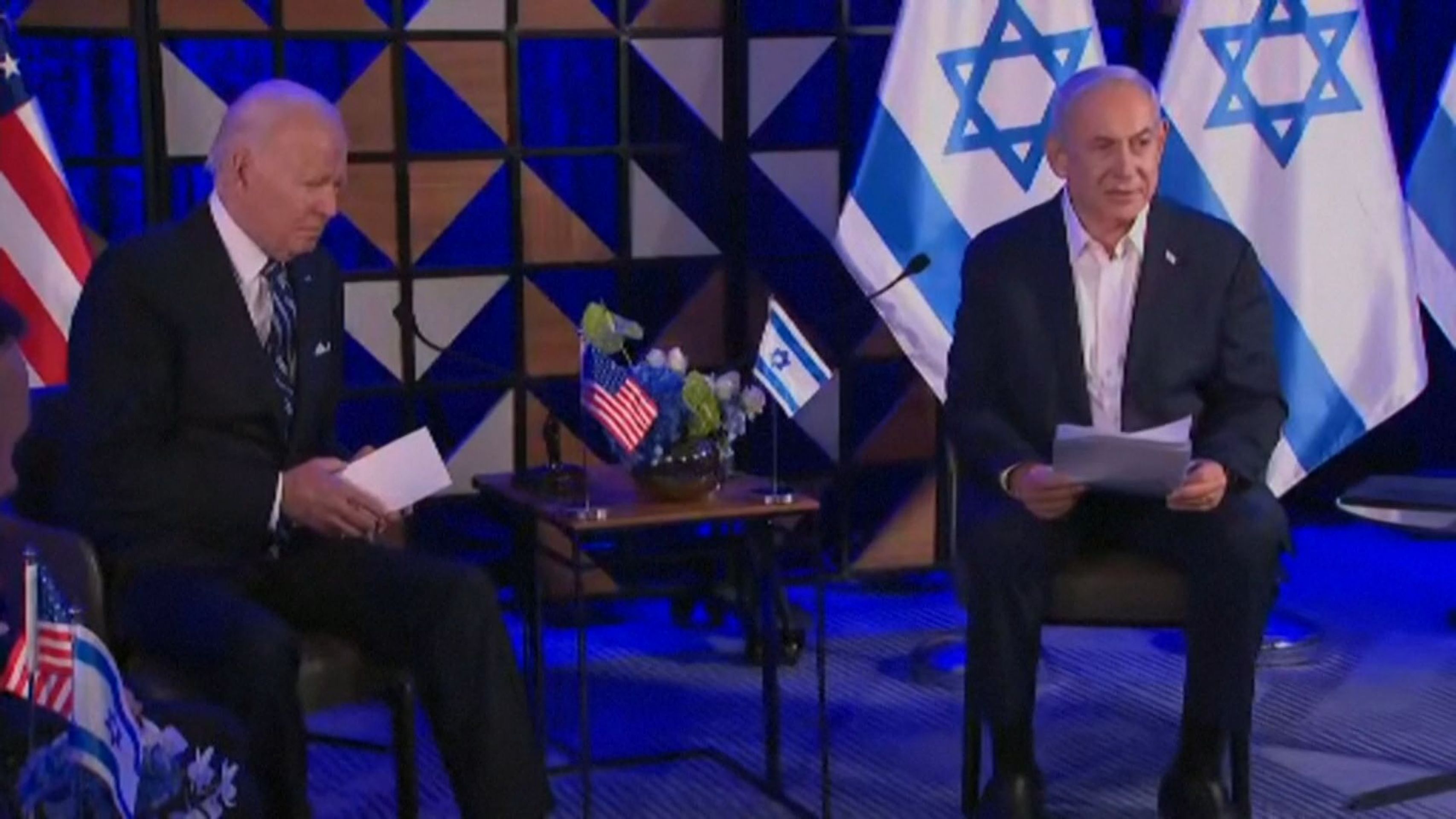 Joe Biden v Izraeli - Joe Biden přiletěl do Izraele (4/4)
