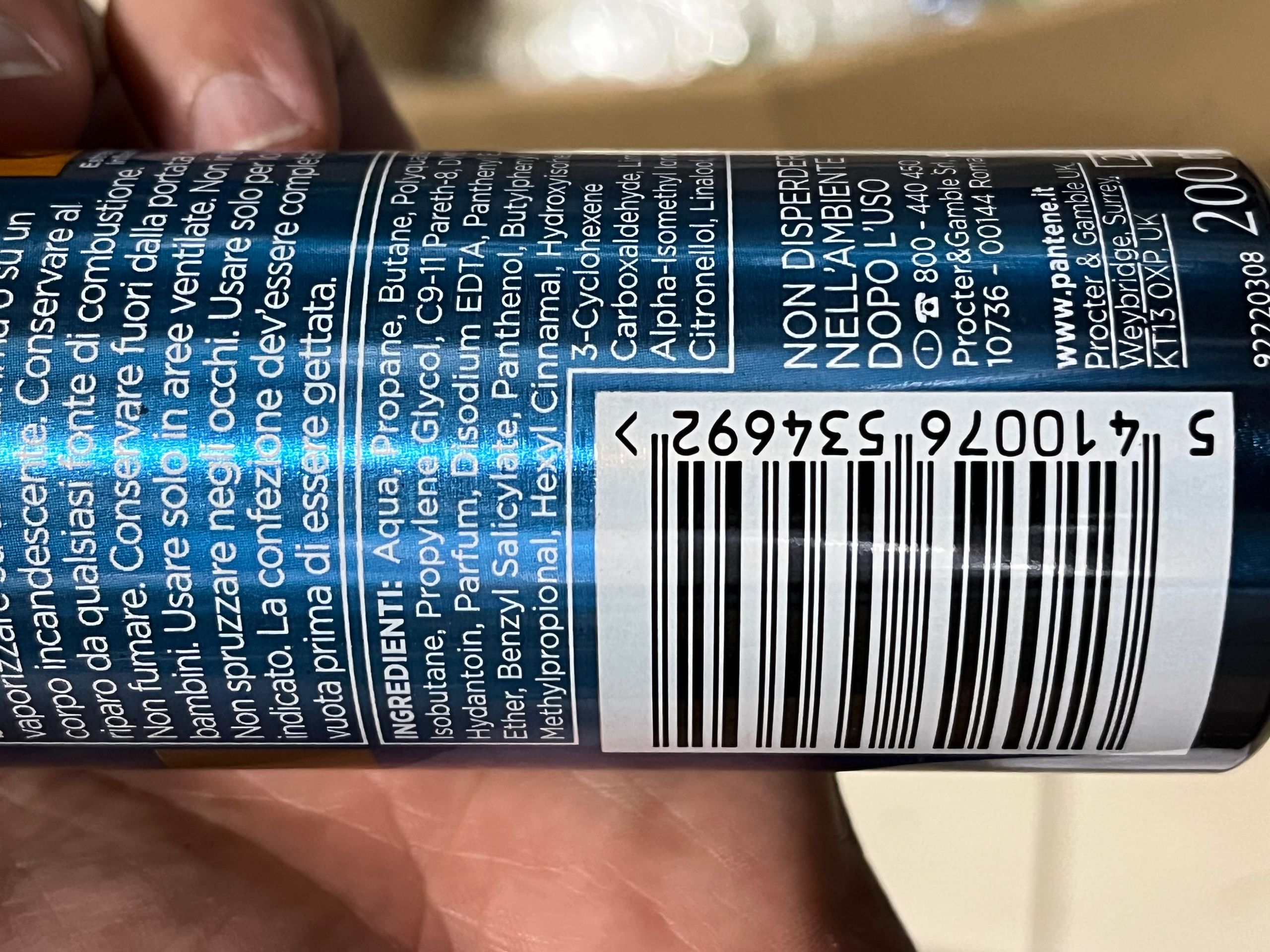 Pěna do vlasů PANTENE Pantene Prov (2) - Zdraví nebezpečná kosmetika (21/25)