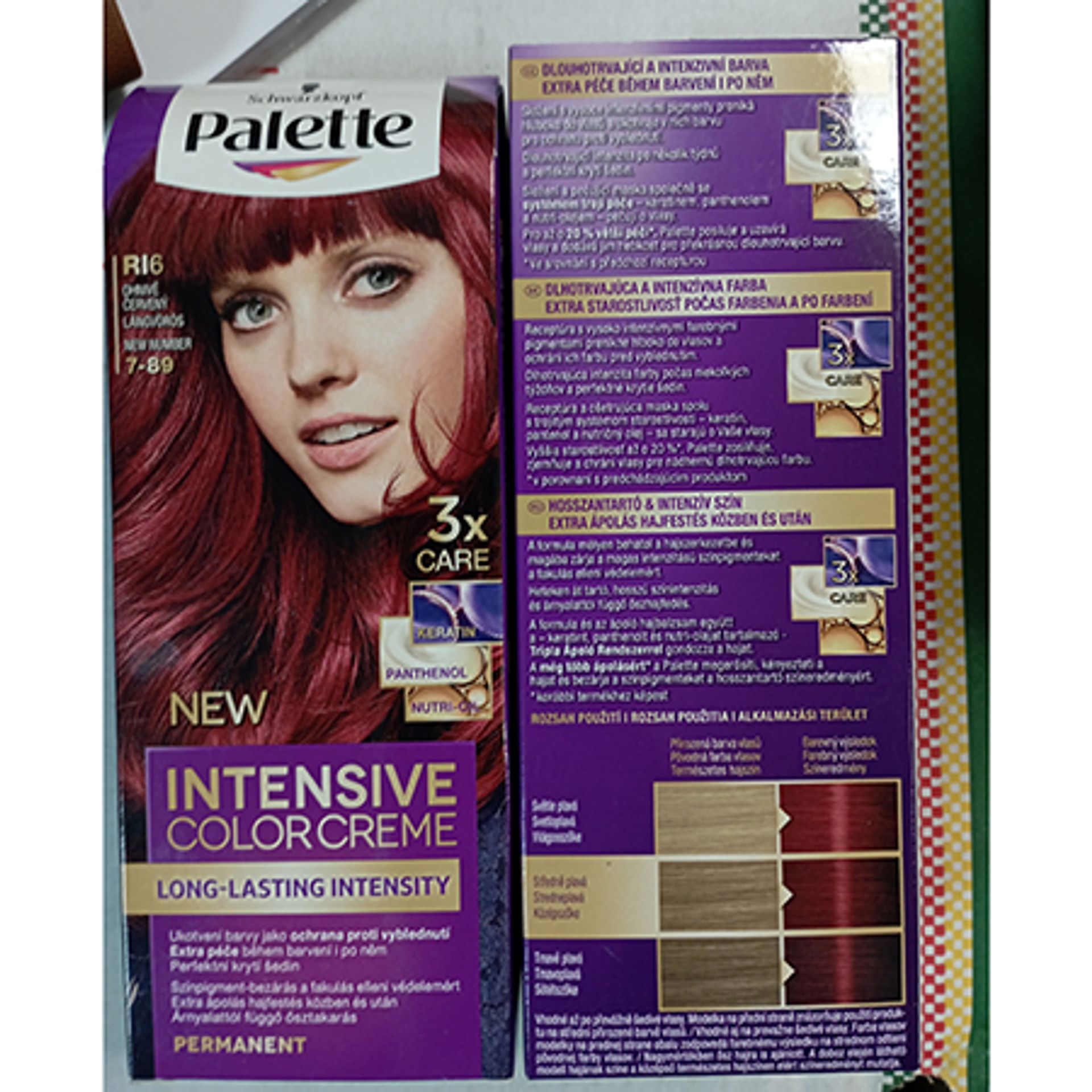 Barva na vlasy Palette INTENSIVE COLOR CREME RI6 FIRE RED (1) - Zdraví závadná kosmetika (17/37)