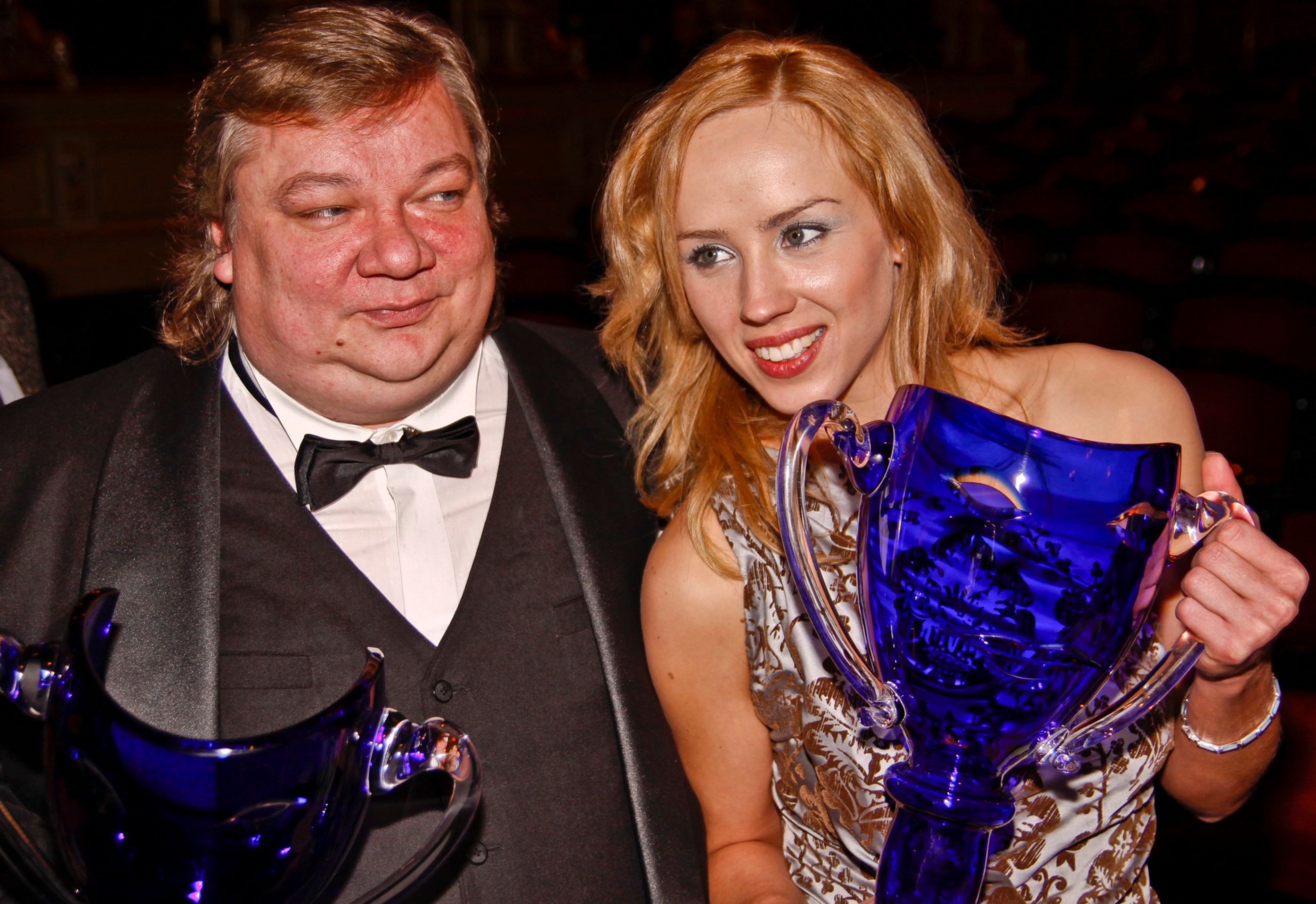 Norbert Lichý a Petra Hřebíčková převzali cenu Thálie 2008, 28. 3. 2009 Národní divadlo v Praze - Norbert Lichý (5/6)